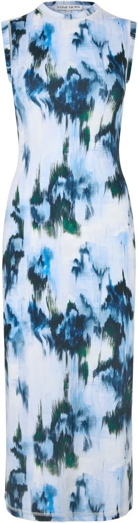 2244 Stocking Jersey, Elastic Tank Crewneck Dress