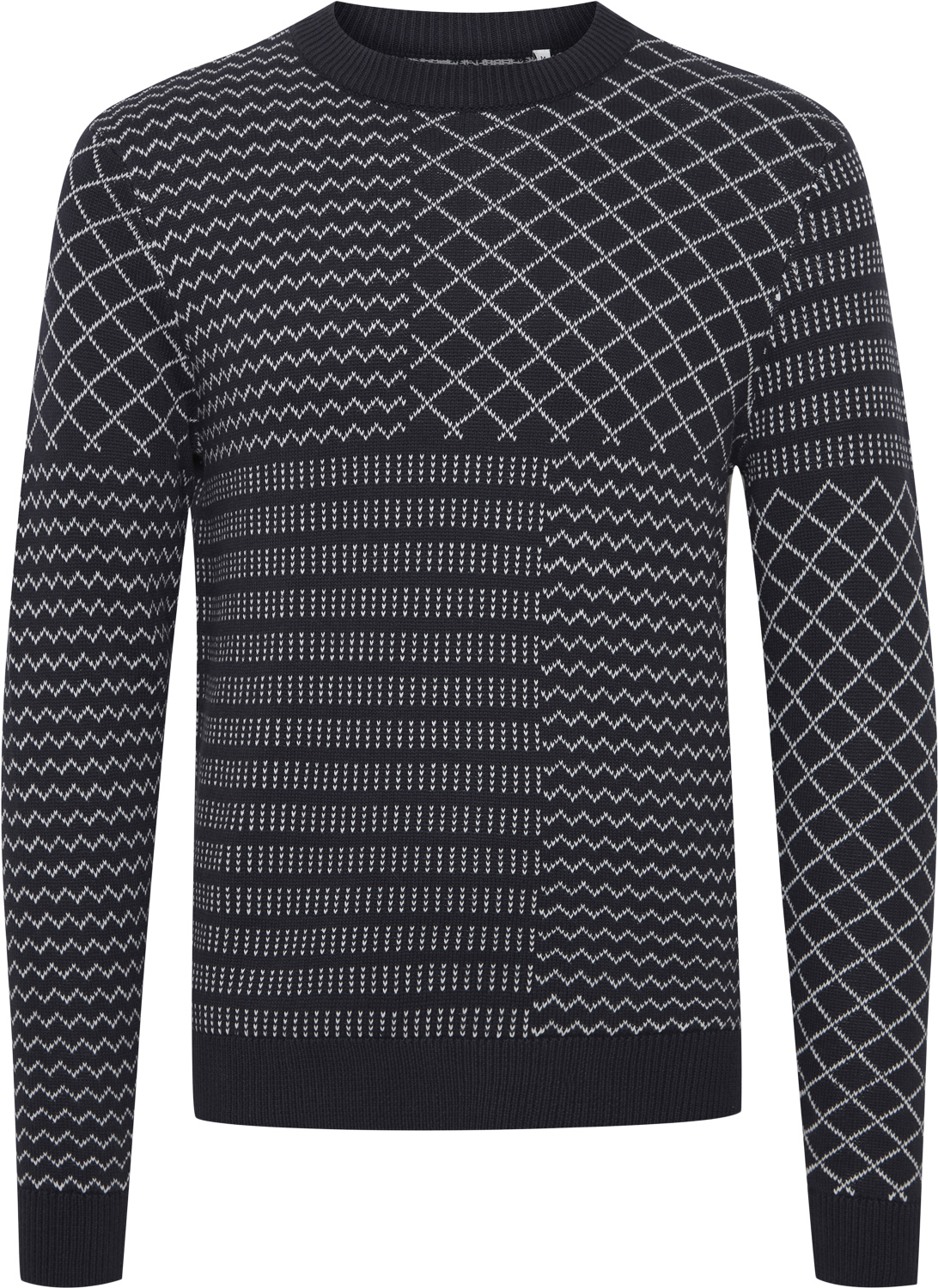 Cfkarl Jaquard Crew Neck Knit