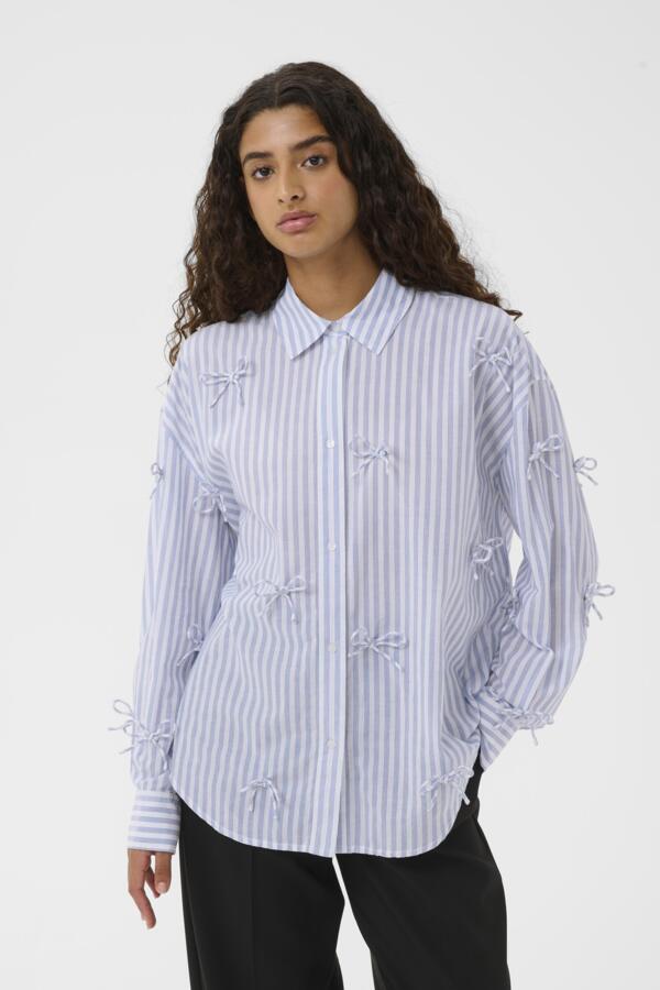Sljoa Bow Striped Shirt