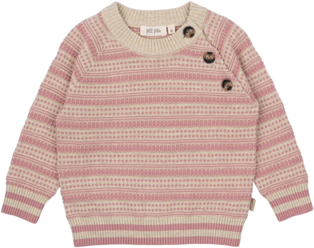 Oneck Light Nordic Knit Sweater