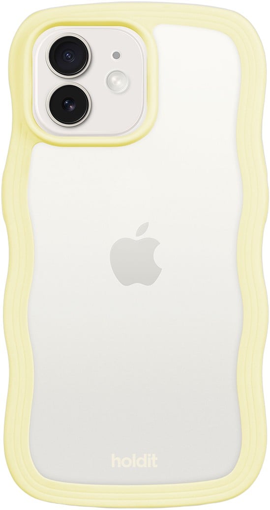 Wavy Case Iphone 12/12 Pro Lemonade/transparent