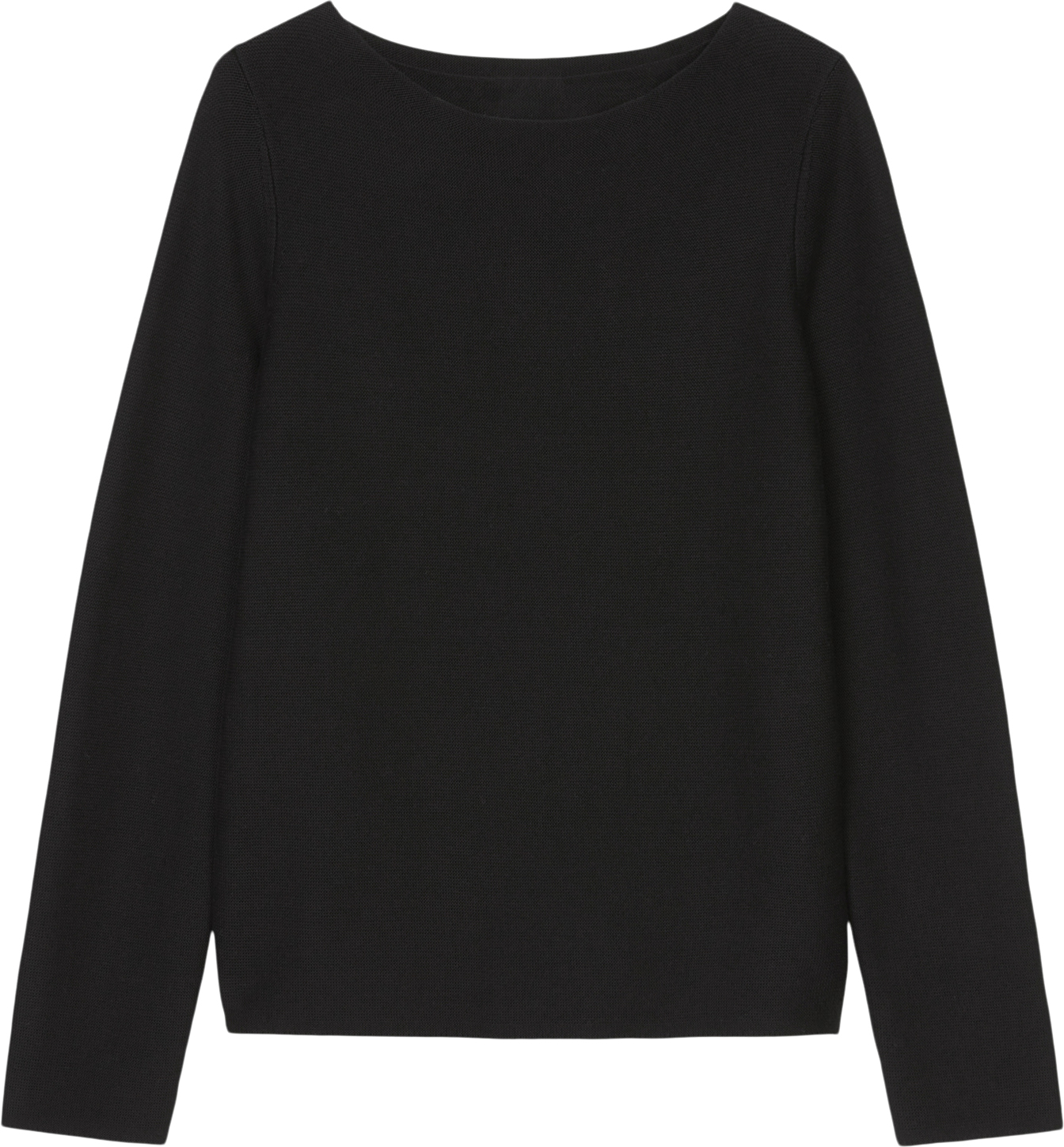 Cotton Pullover, Longsleeve, Roundneck