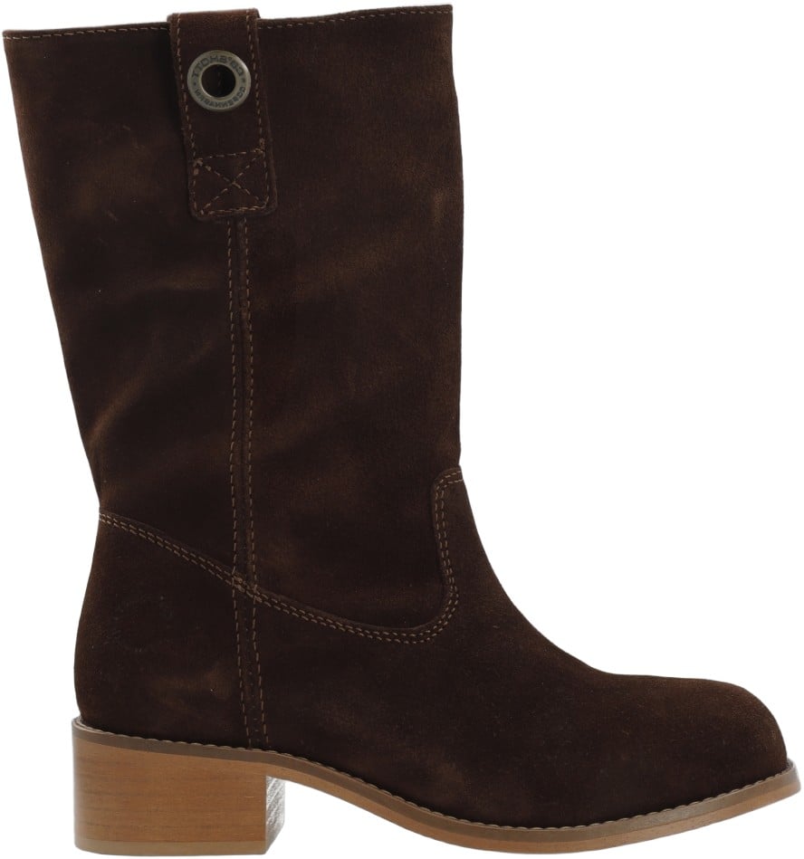 Casvilma Pull On Mid Cut Boot Suede
