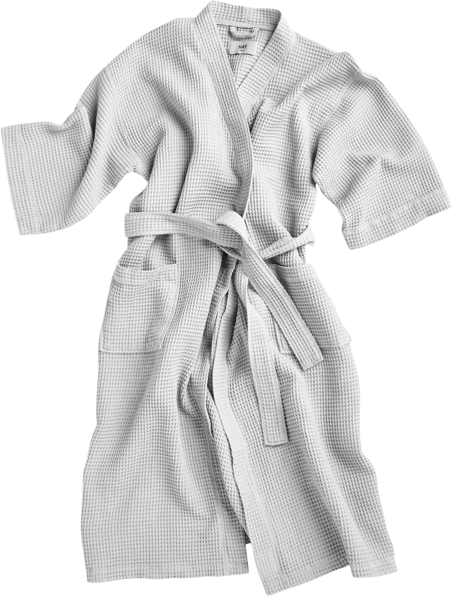 Waffle Bathrobegrey