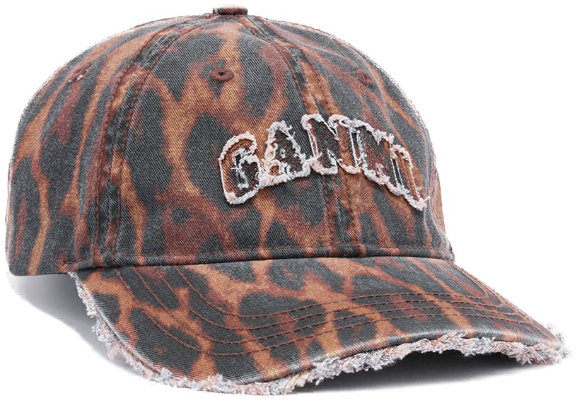 Printed Washed Cotton Ocelot Leopar