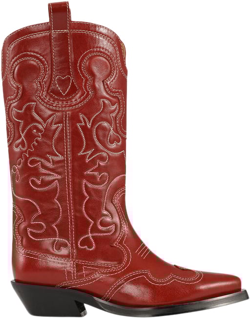 Billede af Mid Shaft Embroidered Western Boot