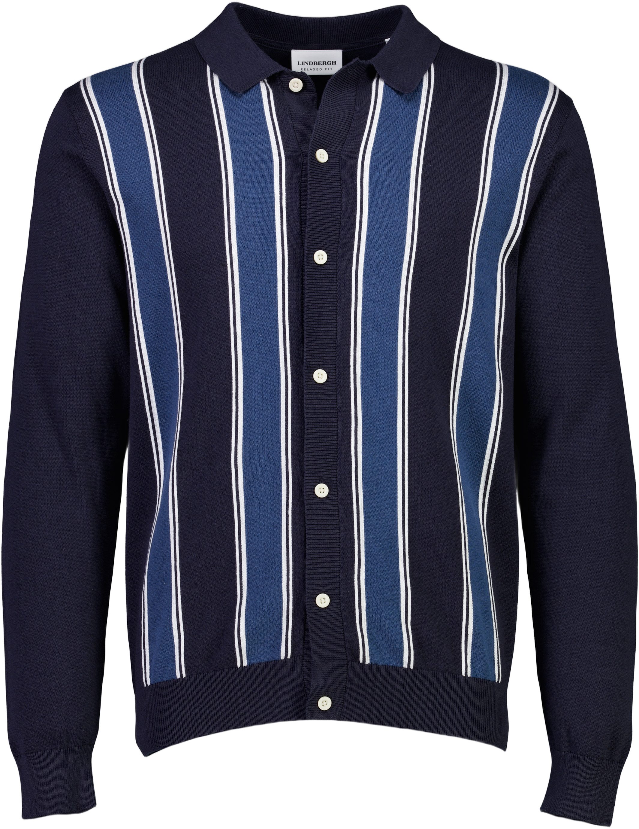 Knitted Polo Cardigan L/S
