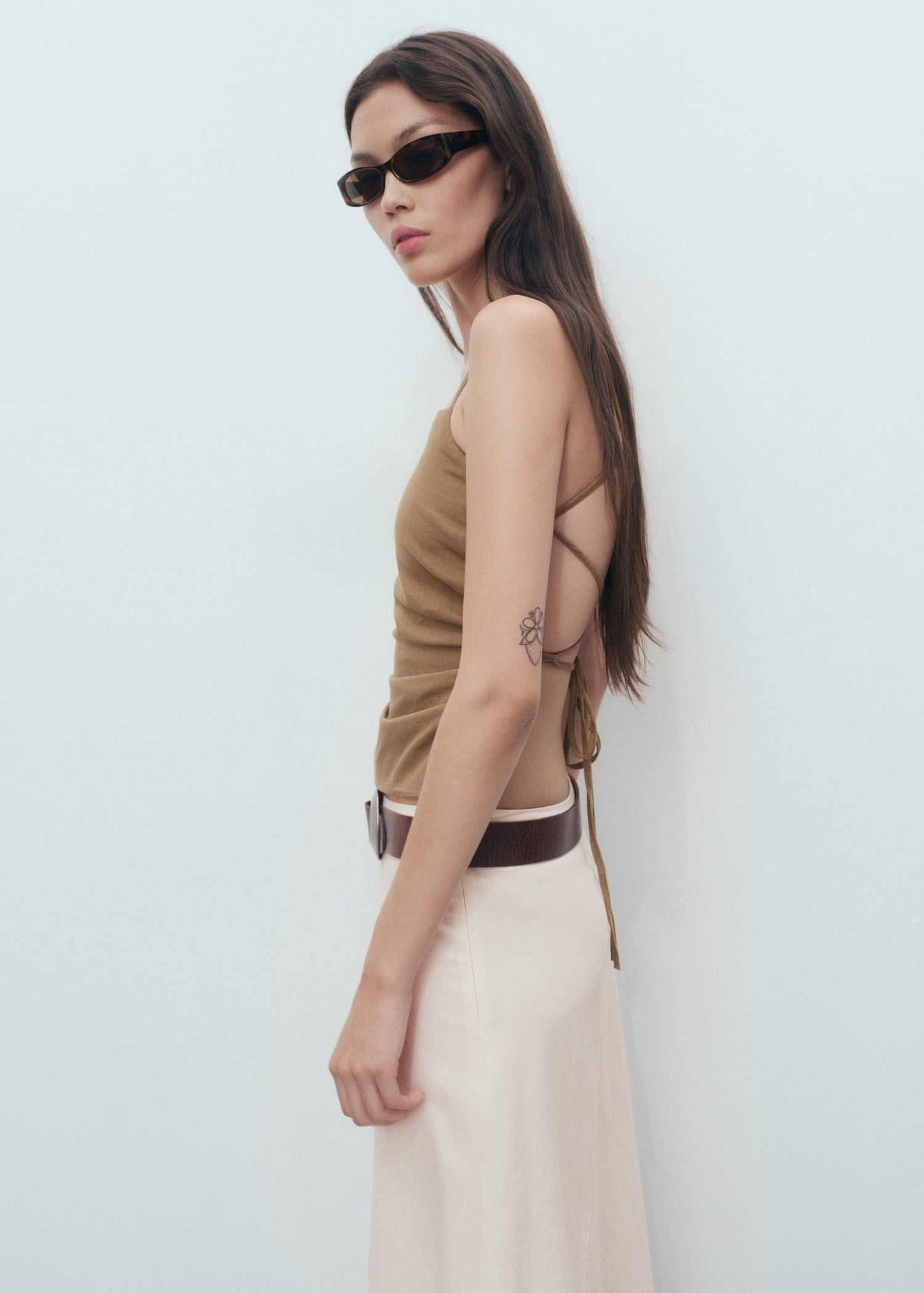 Crossback Draped top - Køb til DKK 159 - Spar 40%