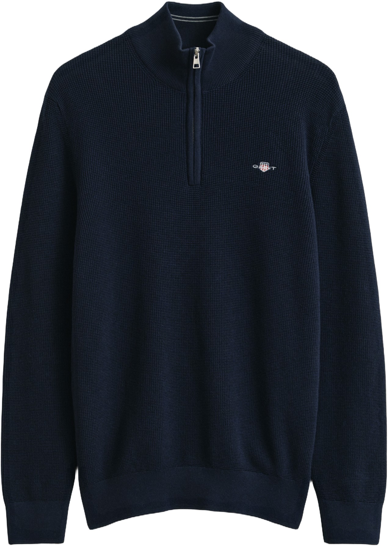 Micro Textured Cotton Half ZIP