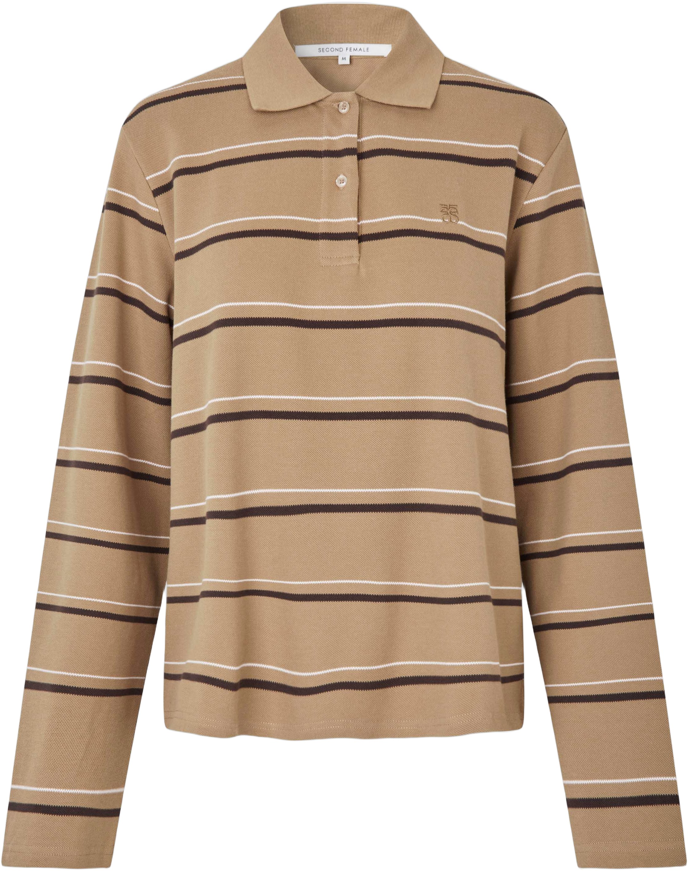 Lovella Striped Polo Tee
