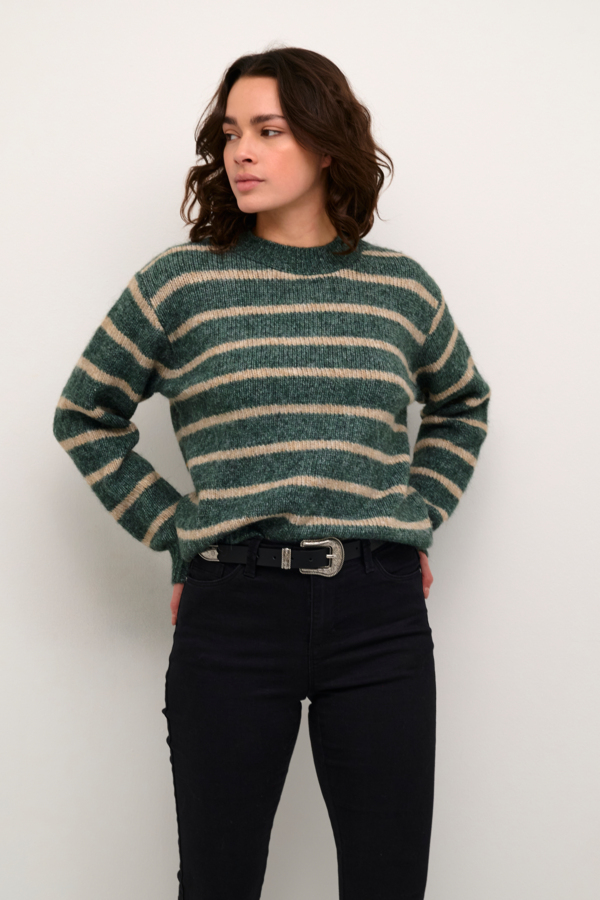 Katrina Striped Pullover