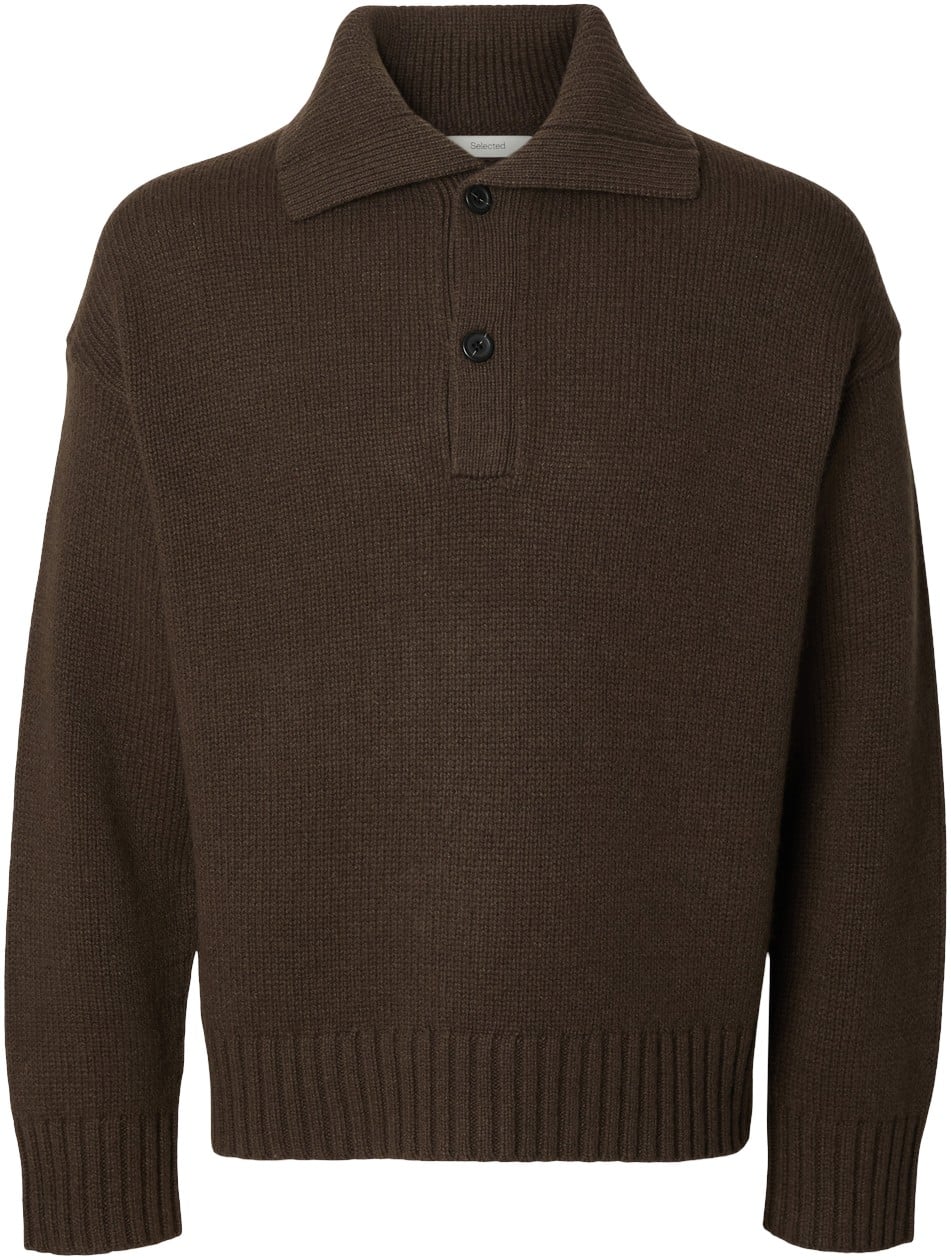 Slmcody LS Knit Polo Collar Noos