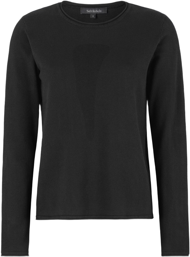 Srmarla Oneck Roll Edge Knit