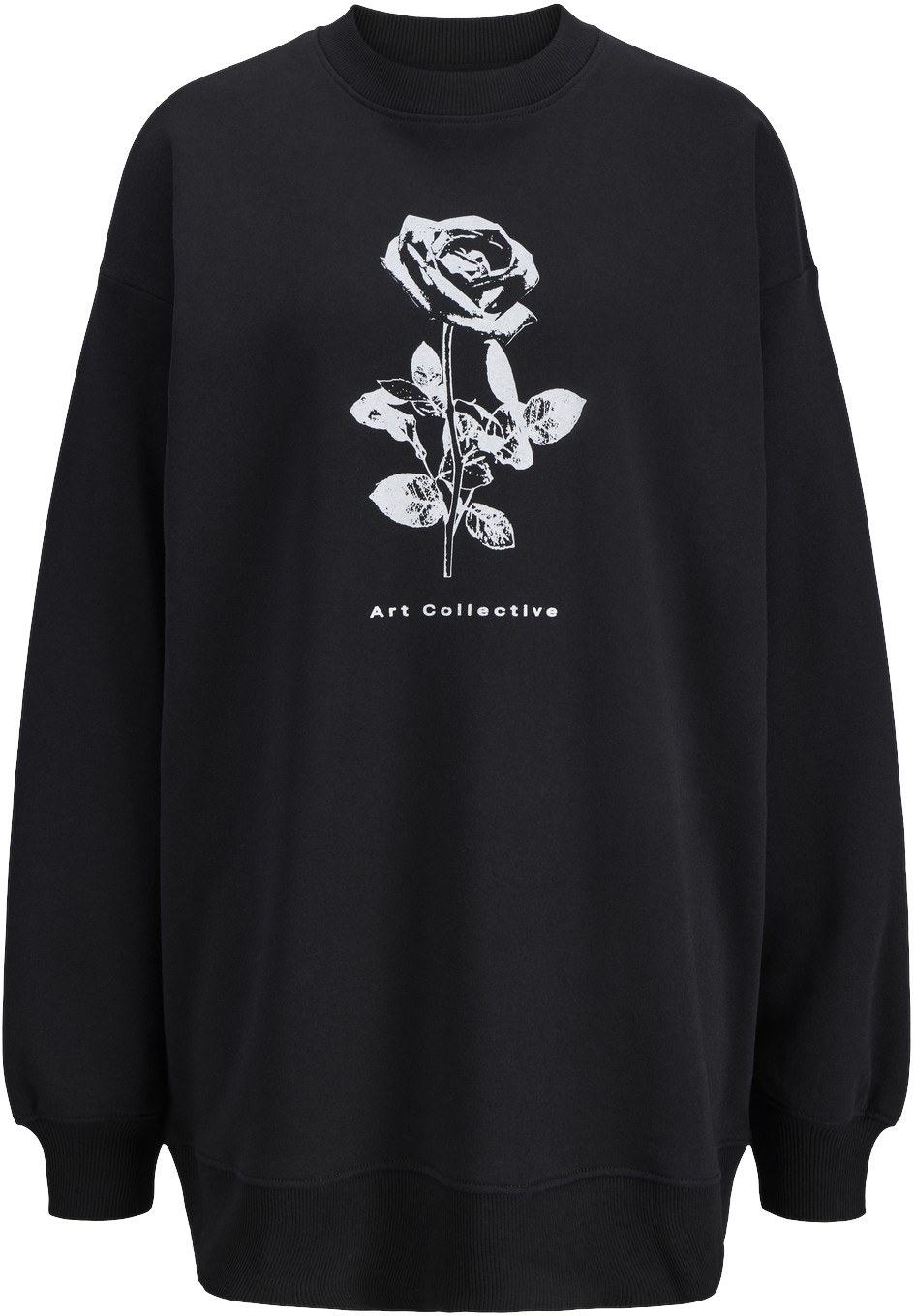Jxsandra Loose LS Long Crew Sweat C
