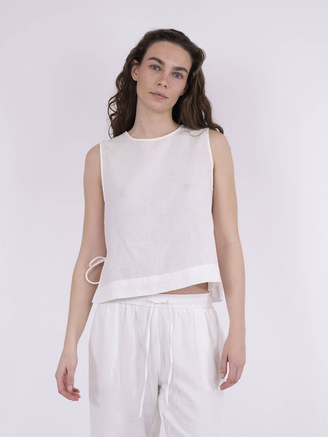 Svetlana Linen Top