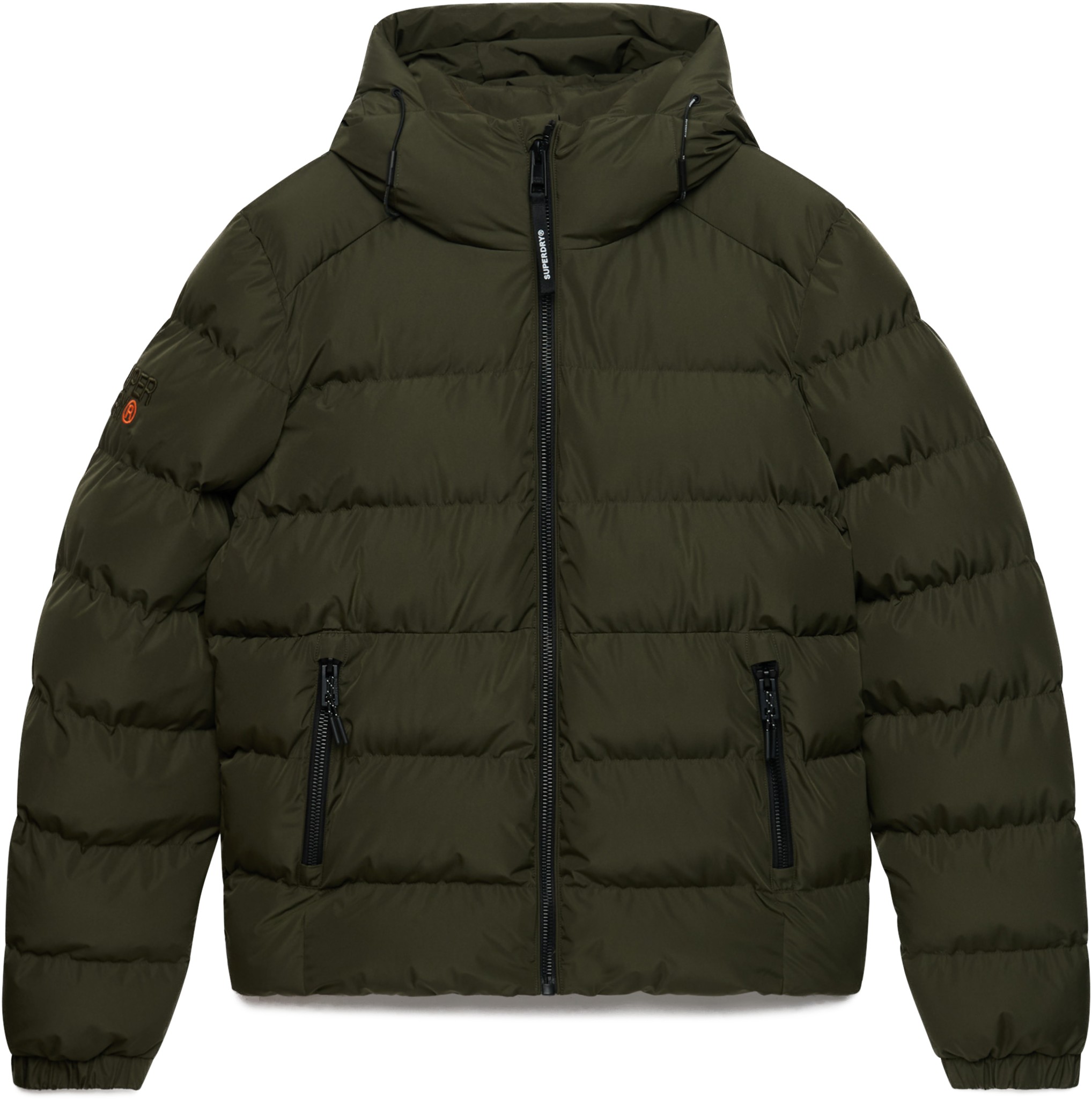 Hooded Sports Puffer Jacket