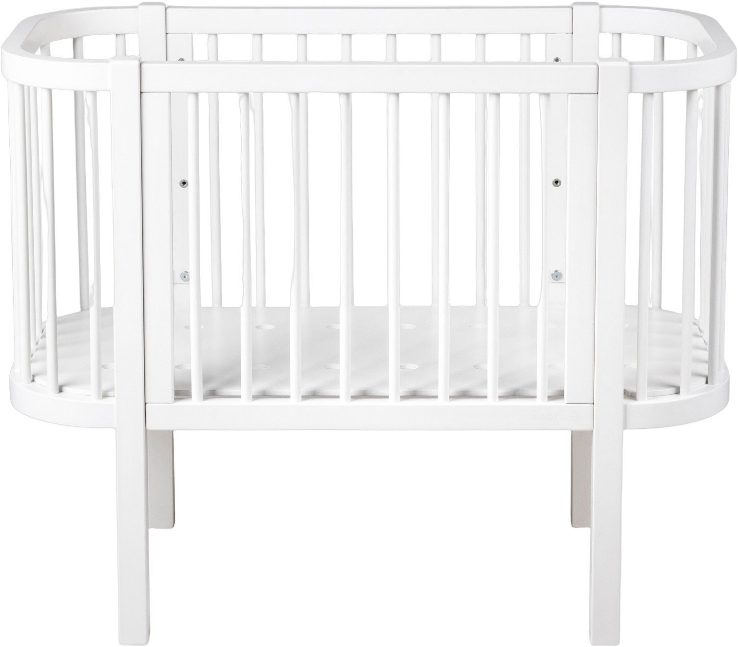 Sebra Bedside Crib, Classic White - DKK 3.499