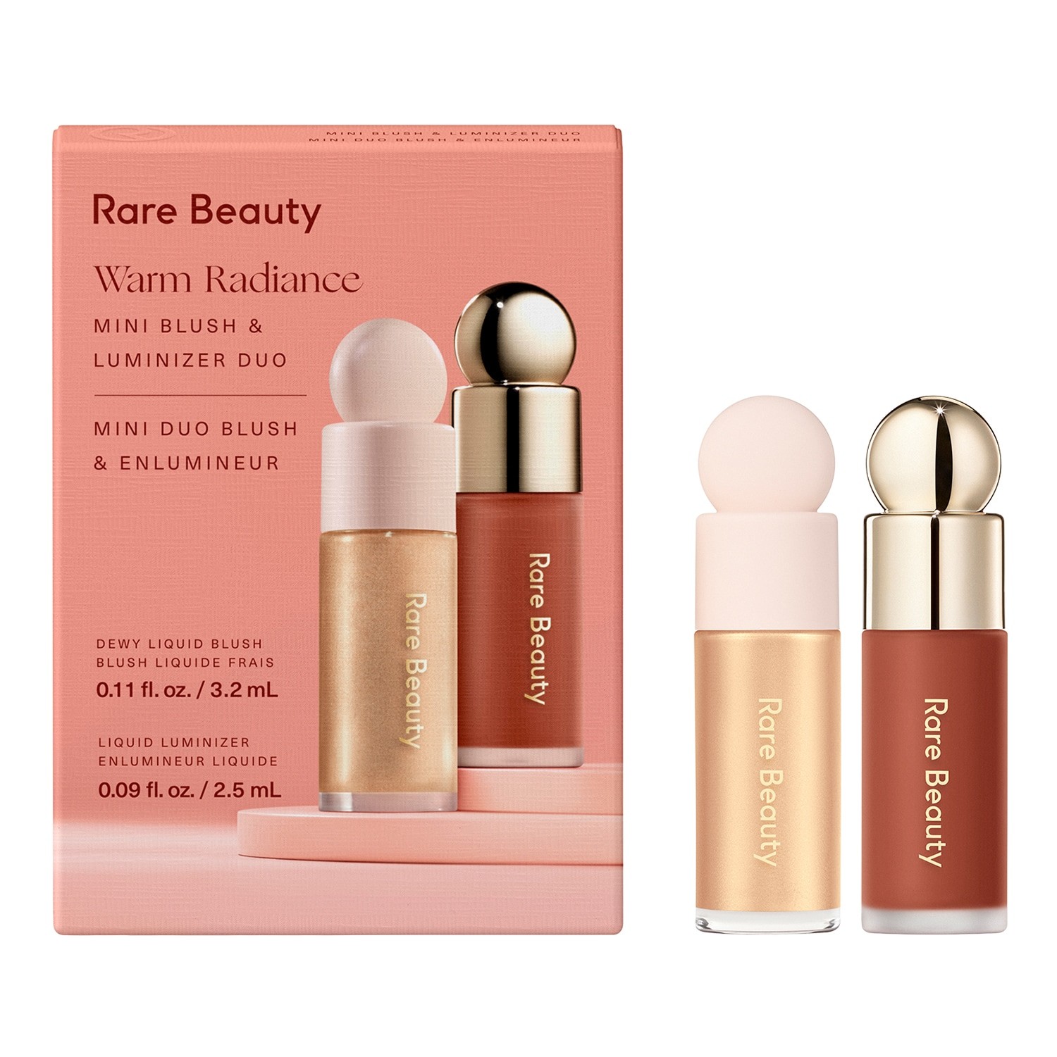 Warm Radiance Mini Blush & Luminizer Duo Mini duo med Blush og Highli
