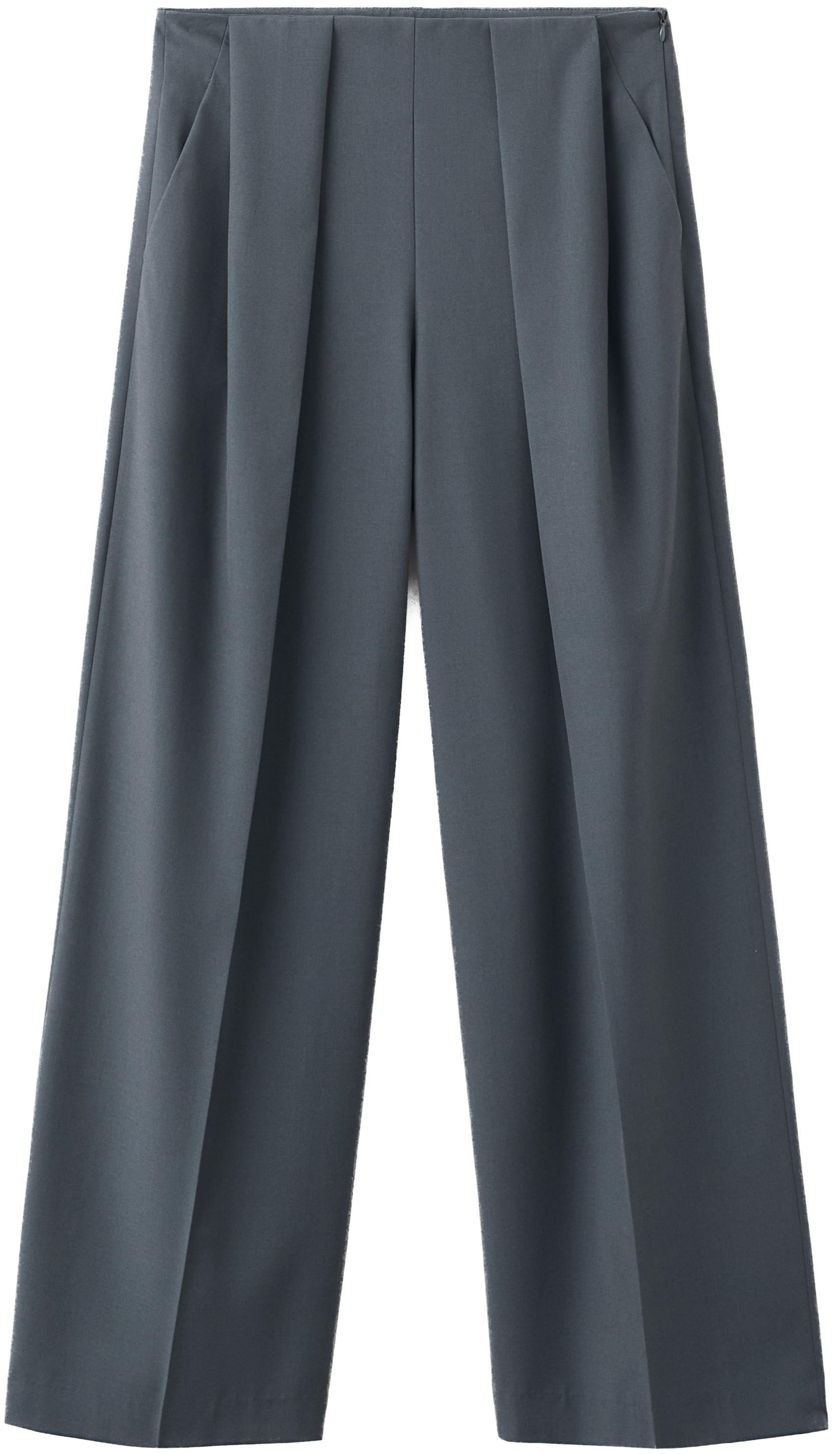 Straightfit Pleated Trousers
