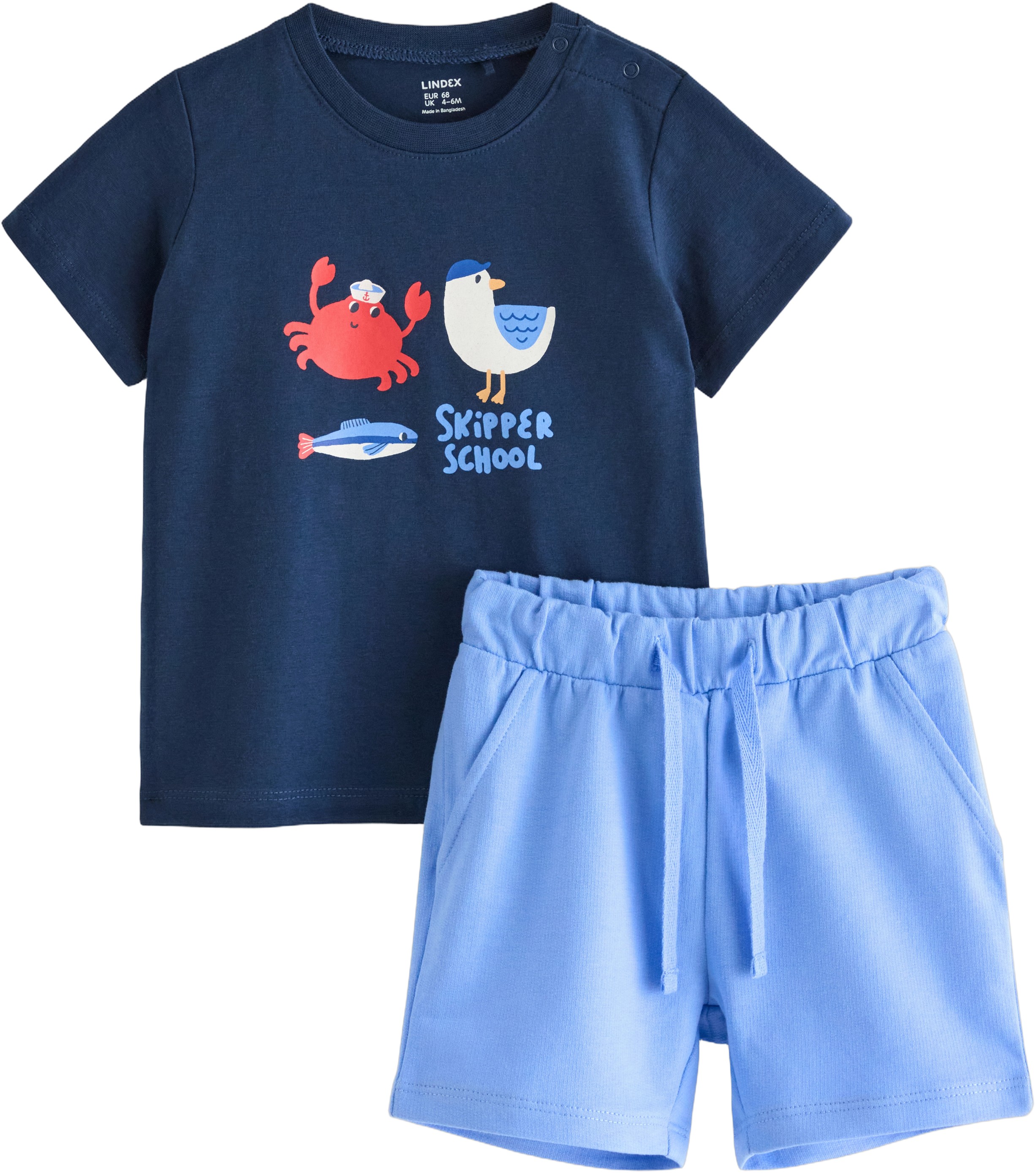 2piece set With a T-shirt and Matc