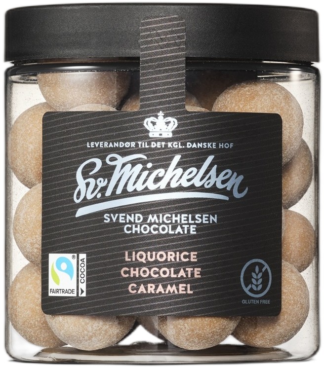 Lakrids med Caramel Chokolade