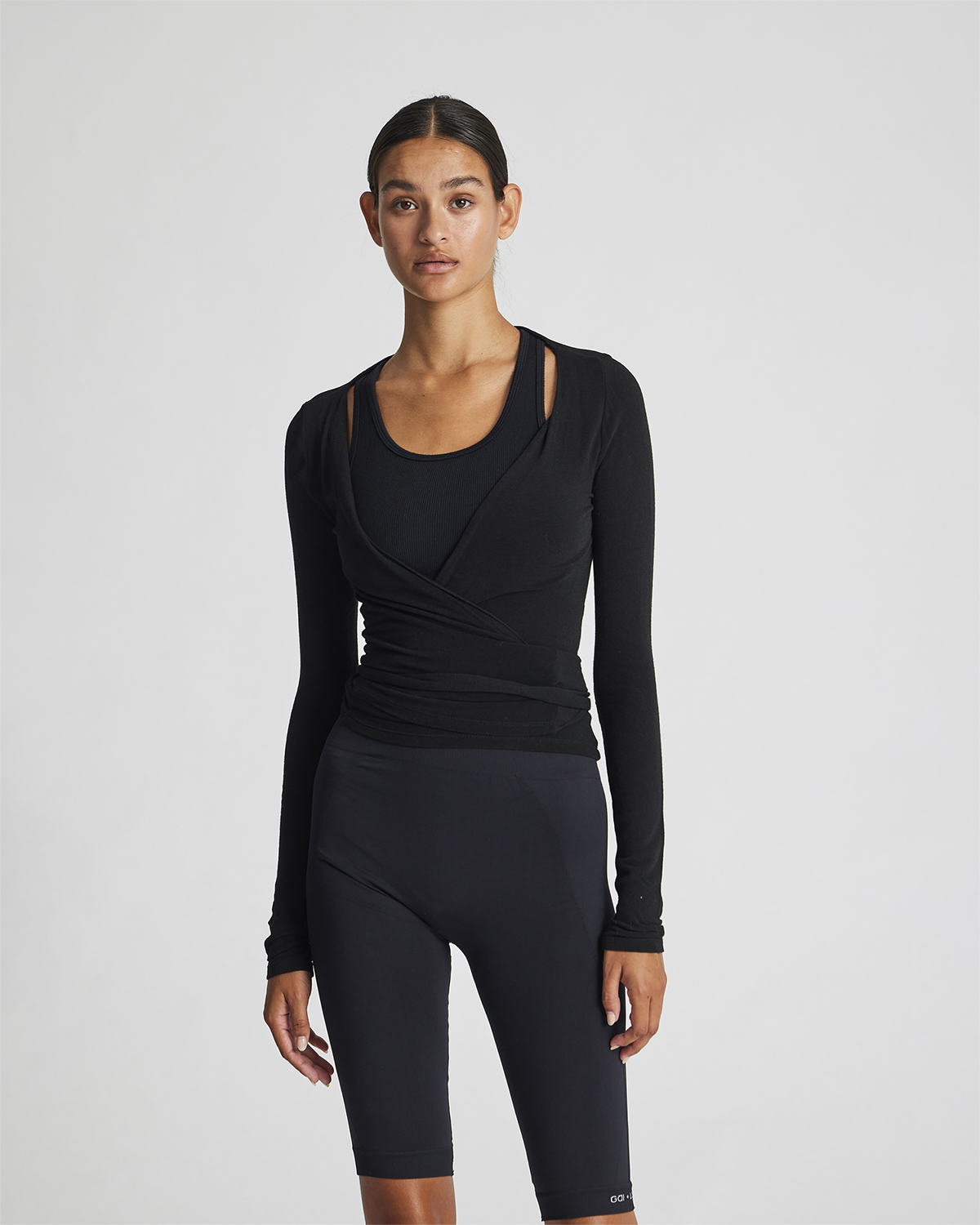 Anne Wool Wrap Top