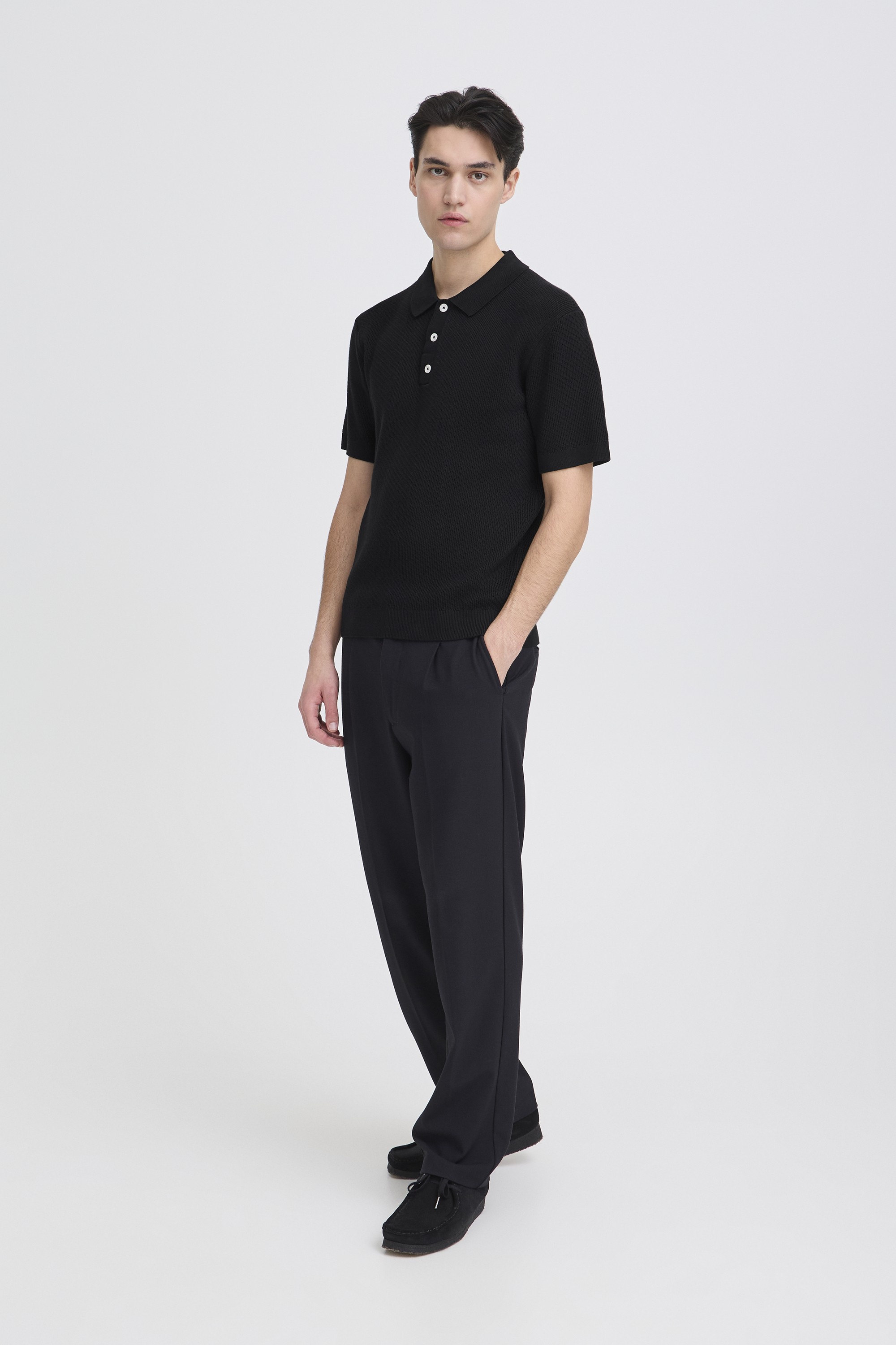 Cfisaksson SS Polo Knit