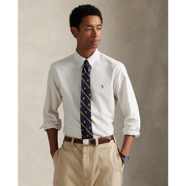 Custom Fit Striped Oxford Shirt - DKK 907 - Spar 30%