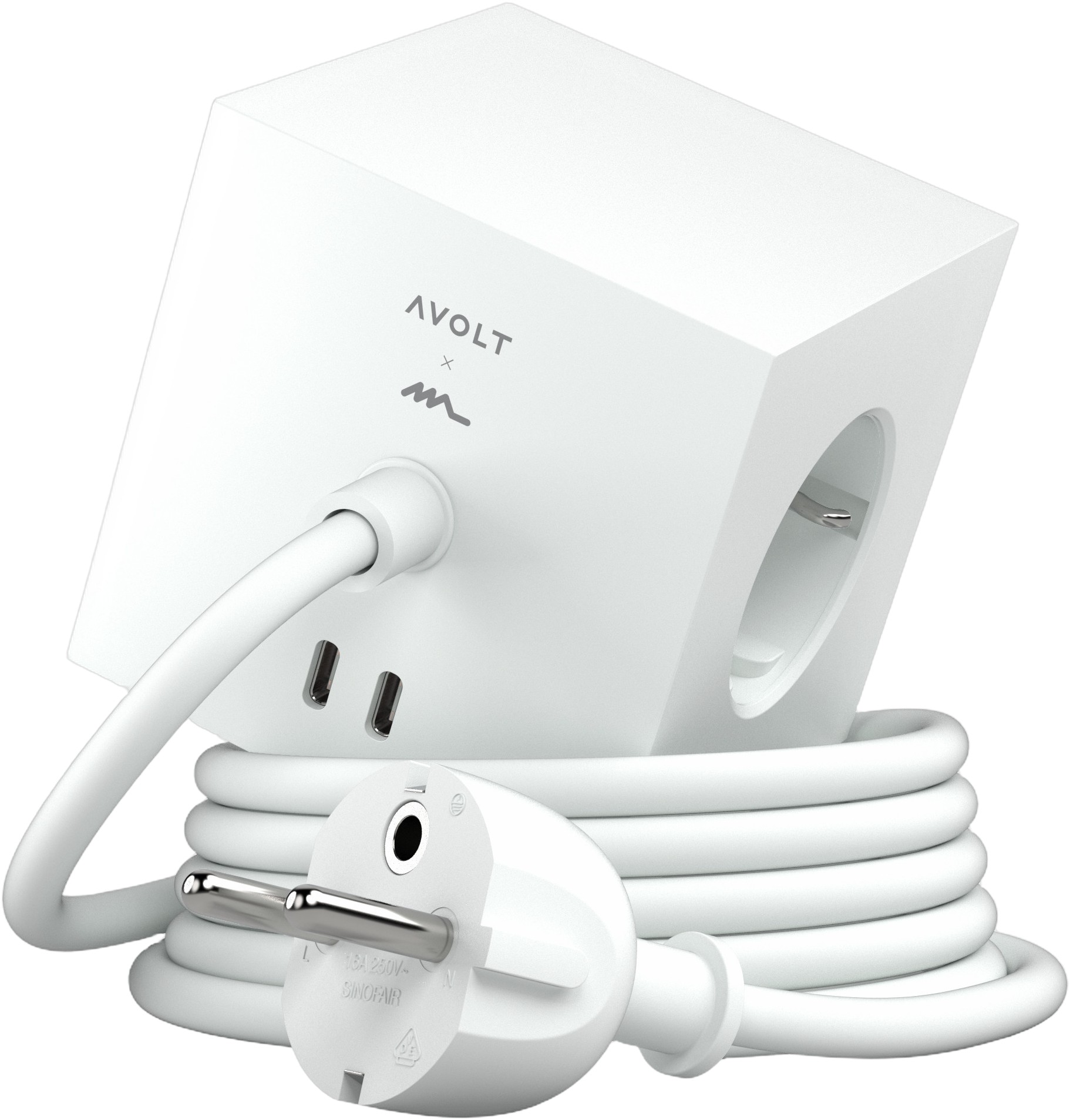 Square 1 Usb-c – 3m F EU – Opal White