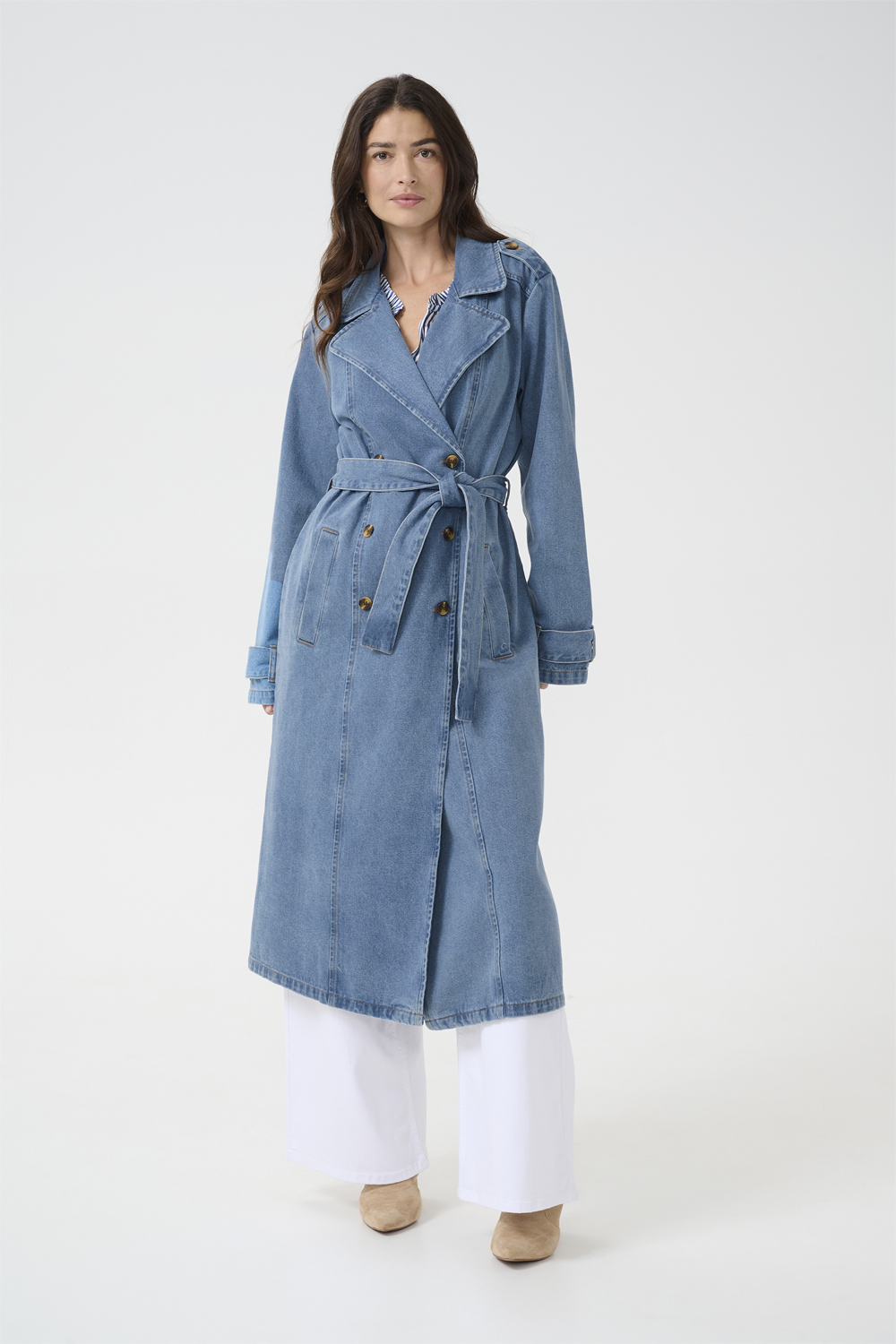 Crmika Denim Trenchcoat