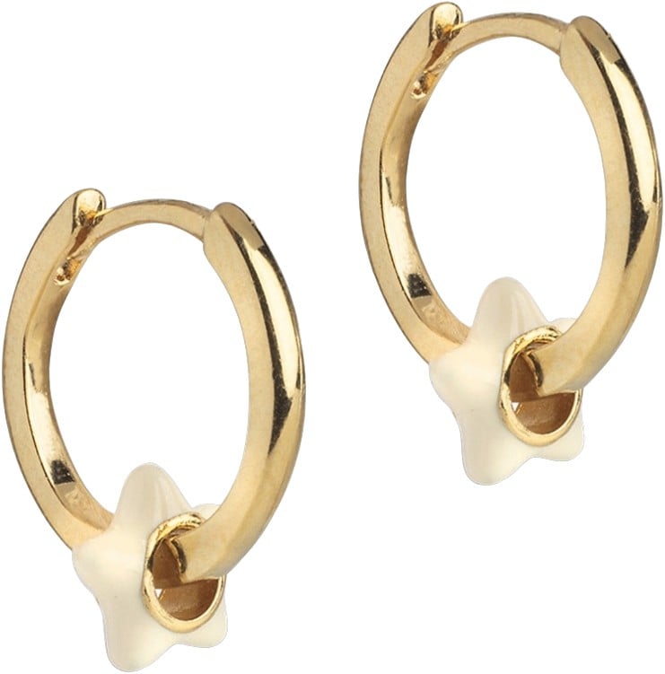 Hoops, Enamel Tokens Star