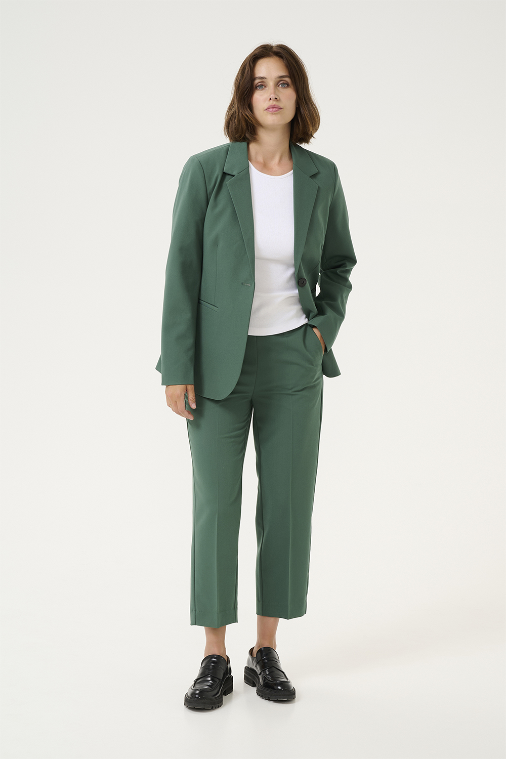 Kasakura HW Cropped Pants