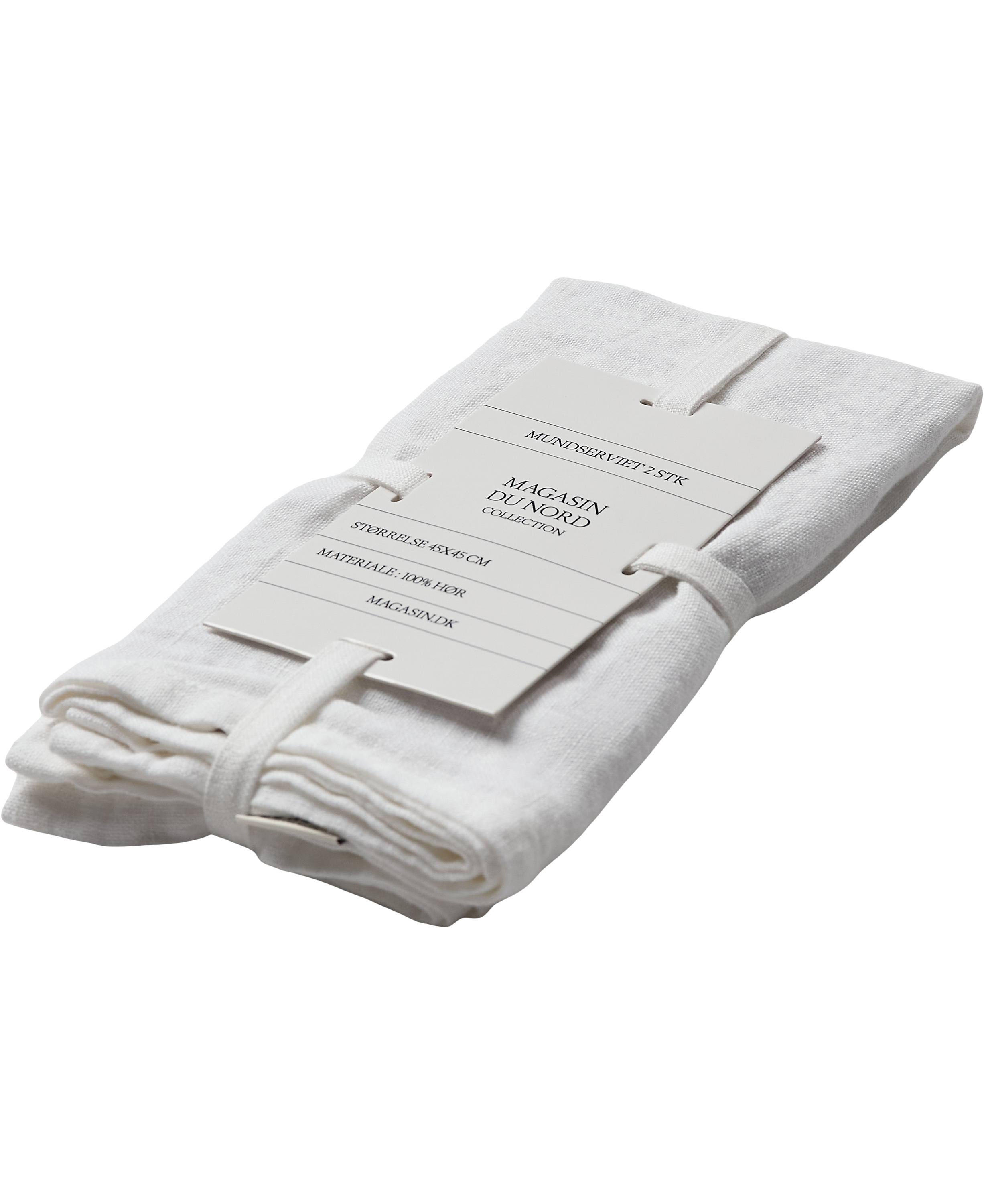 Linen, Mundserviet, sæt af 2 Styk