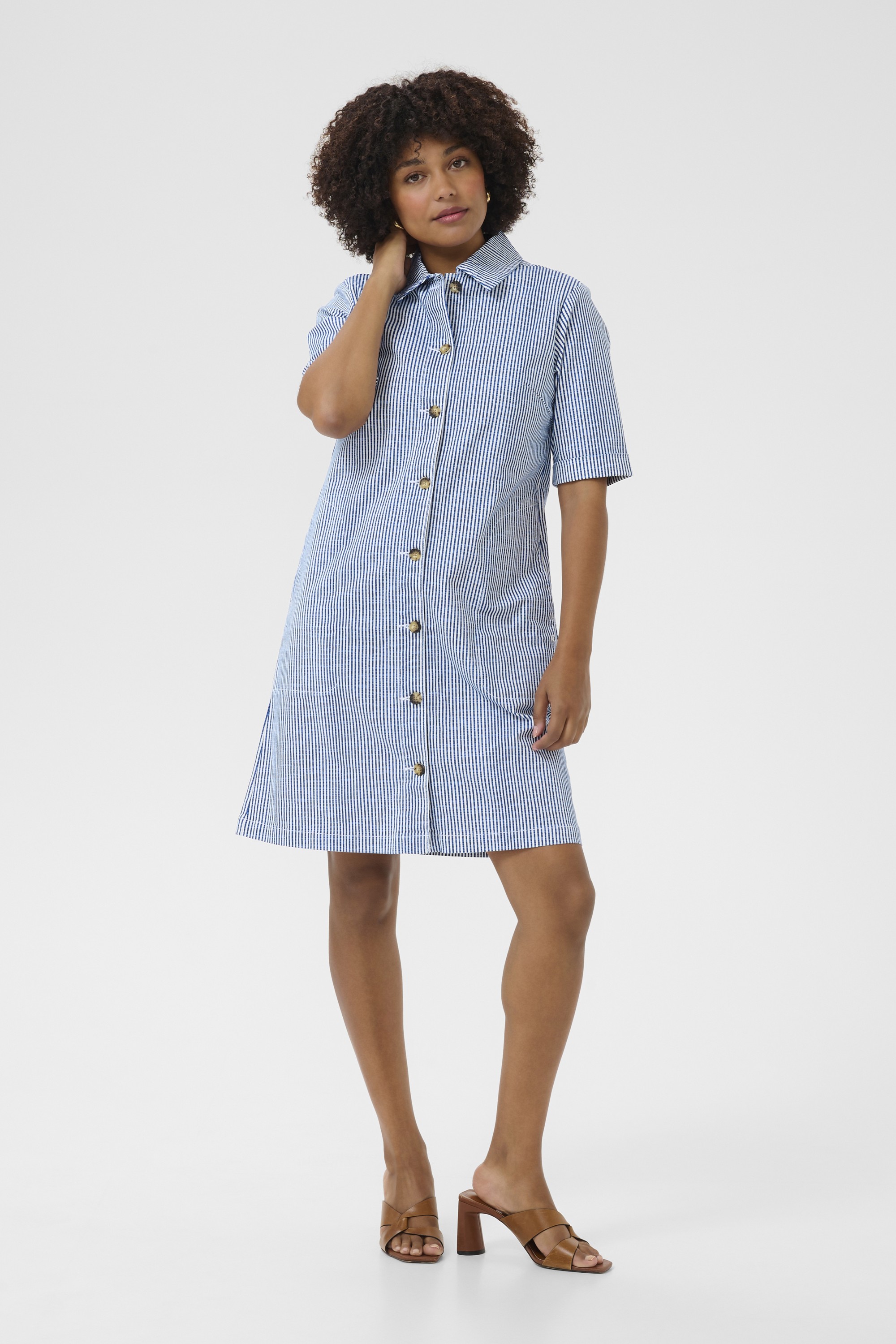 Crberta Twill Dress