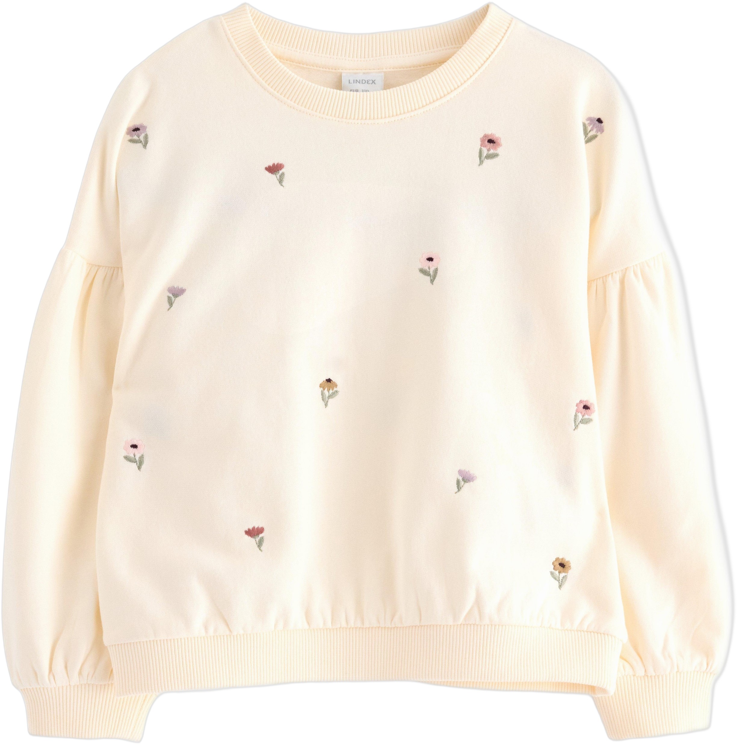 Mjuk Sweatshirt i Bomullstrikå med