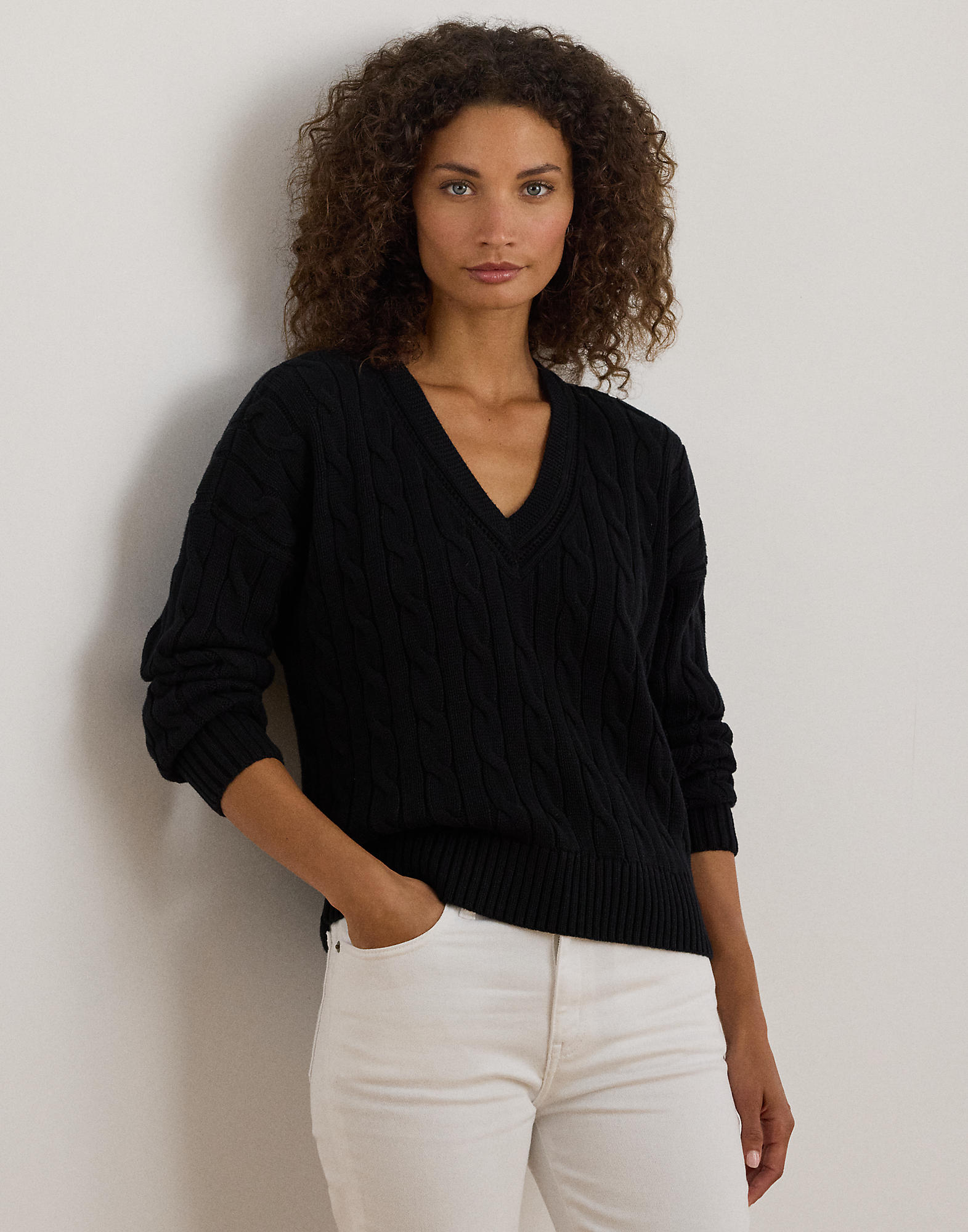 Cableand-pointelle-knit Cricket Sweater