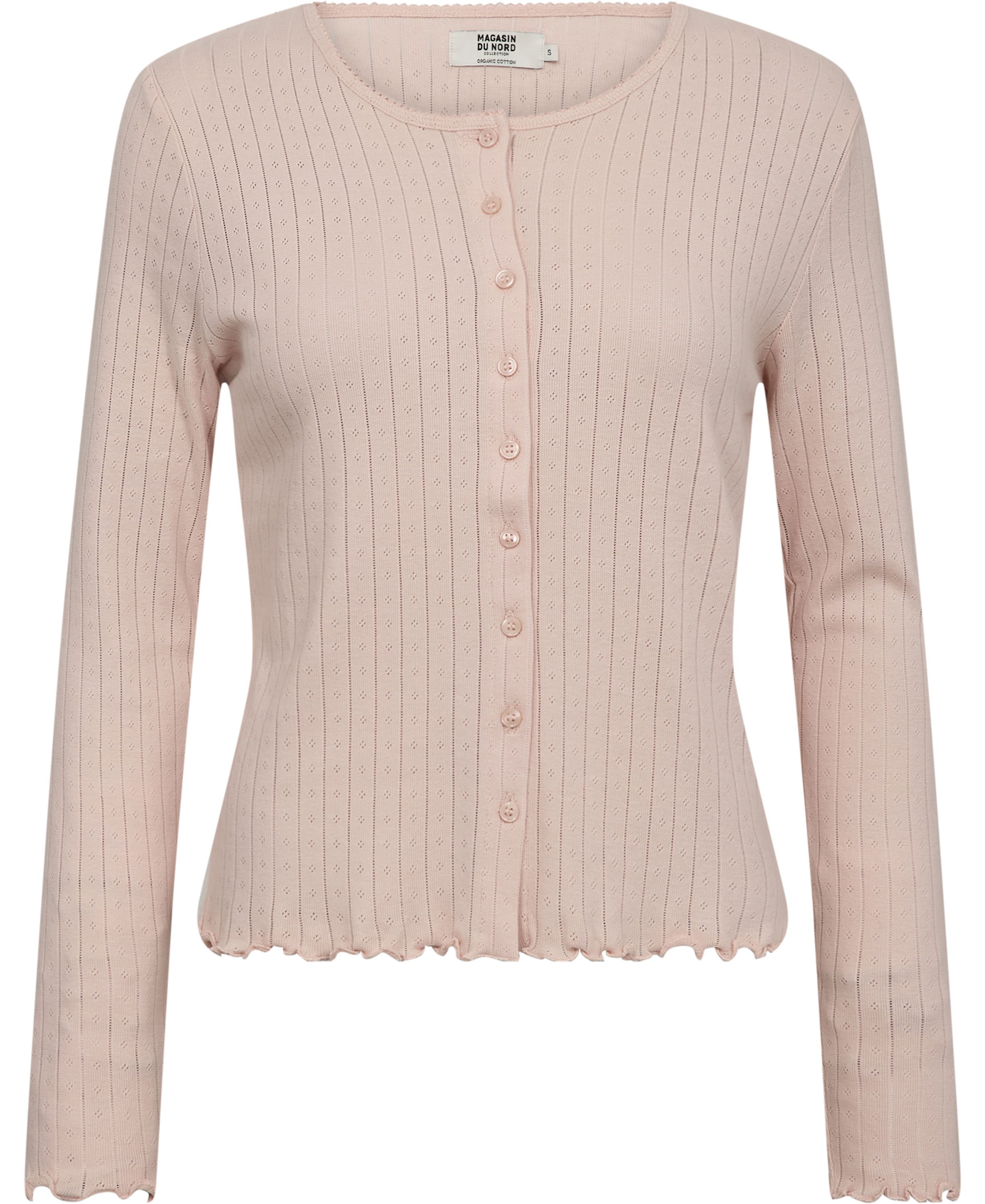 Eloise 10 Cardigan Pointelle 100% Økologisk Bomuld Gots