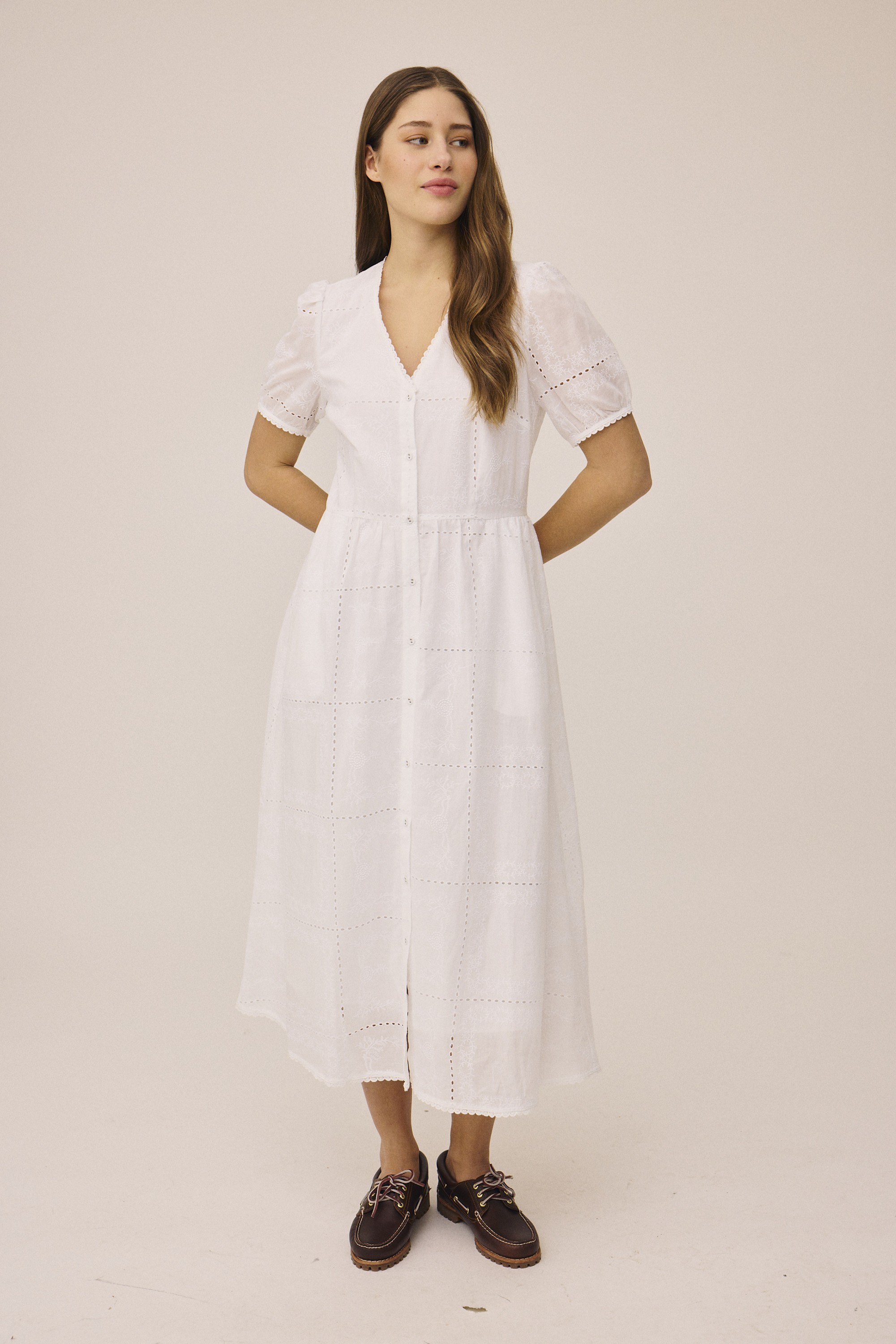 Ivy 3 EMB Dress 100% Organic Cotton Gots