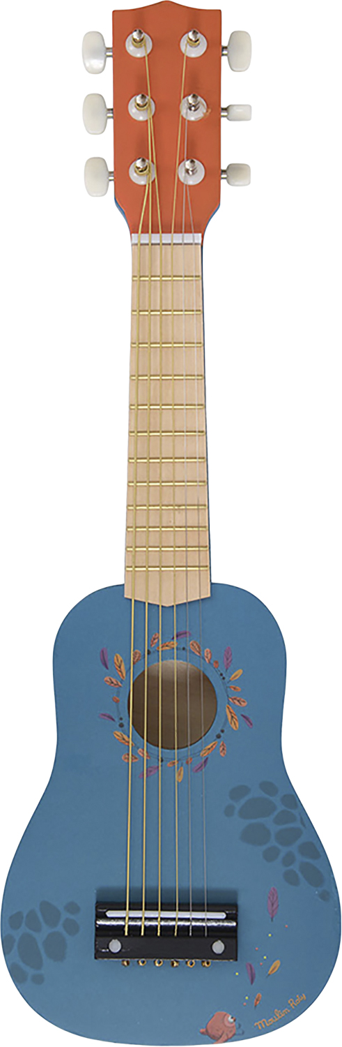 Moulin Roty Guitar – Mørkeblå