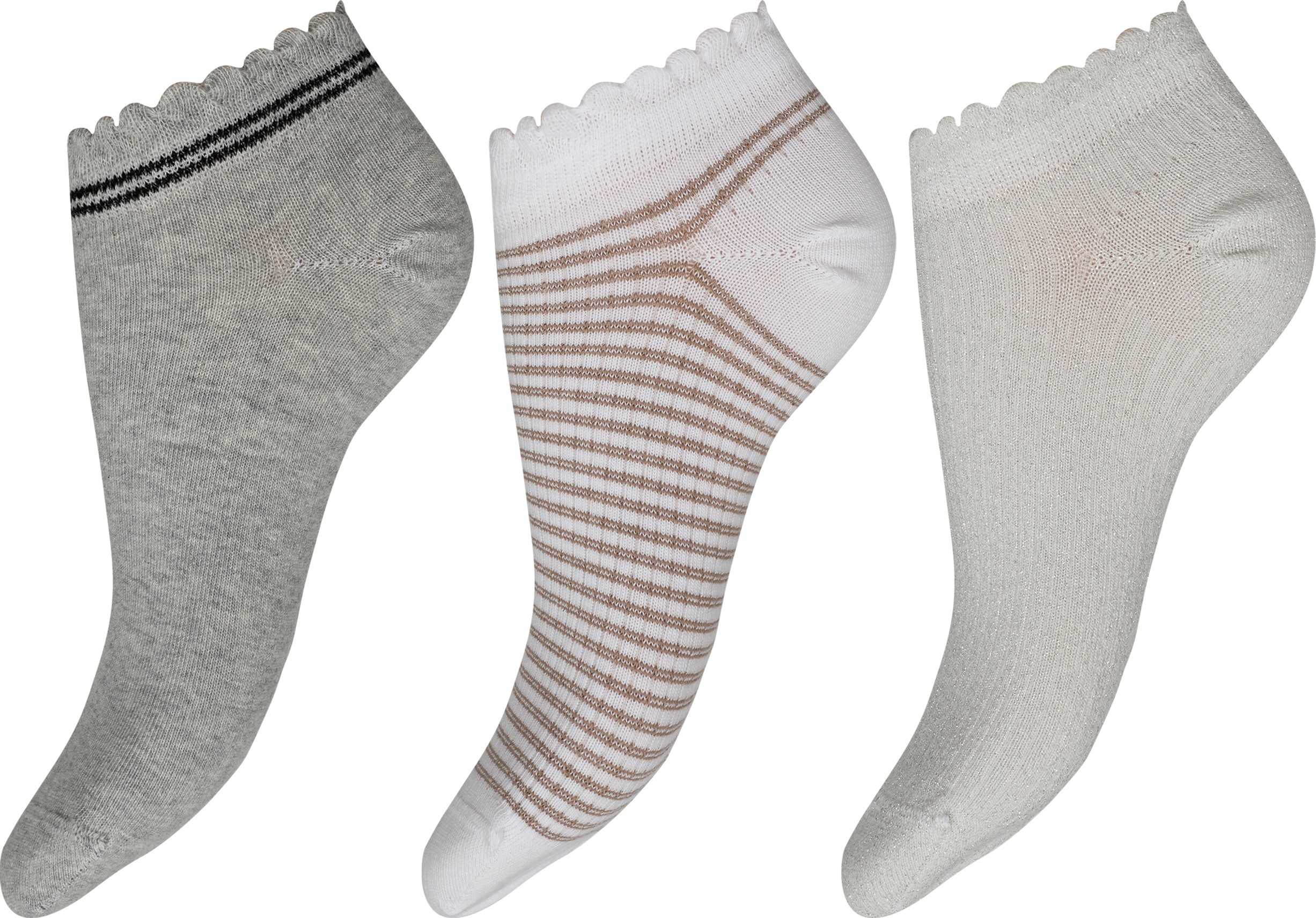 Decoy 3pack Sneaker Sock Cott