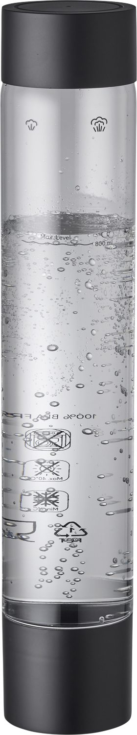 Flaske til Sodavandsmaskine 800 ml Sort