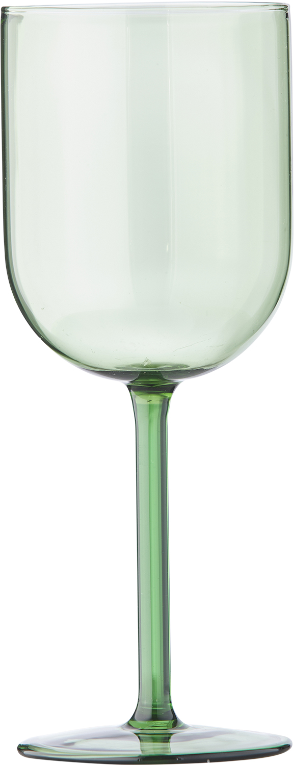 Wine Glass, 2 PCS, Tall, Green, 70177g