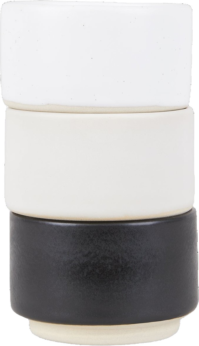 Otto Mug Black W/out Handle Black