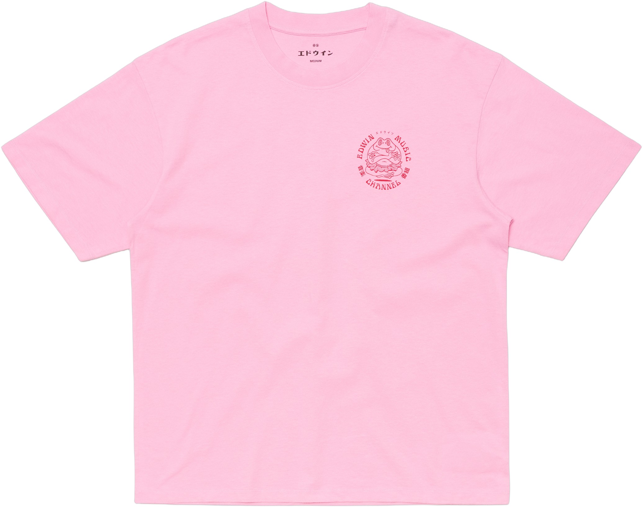 Edwin Music Channel Tshirt-begonia Pink