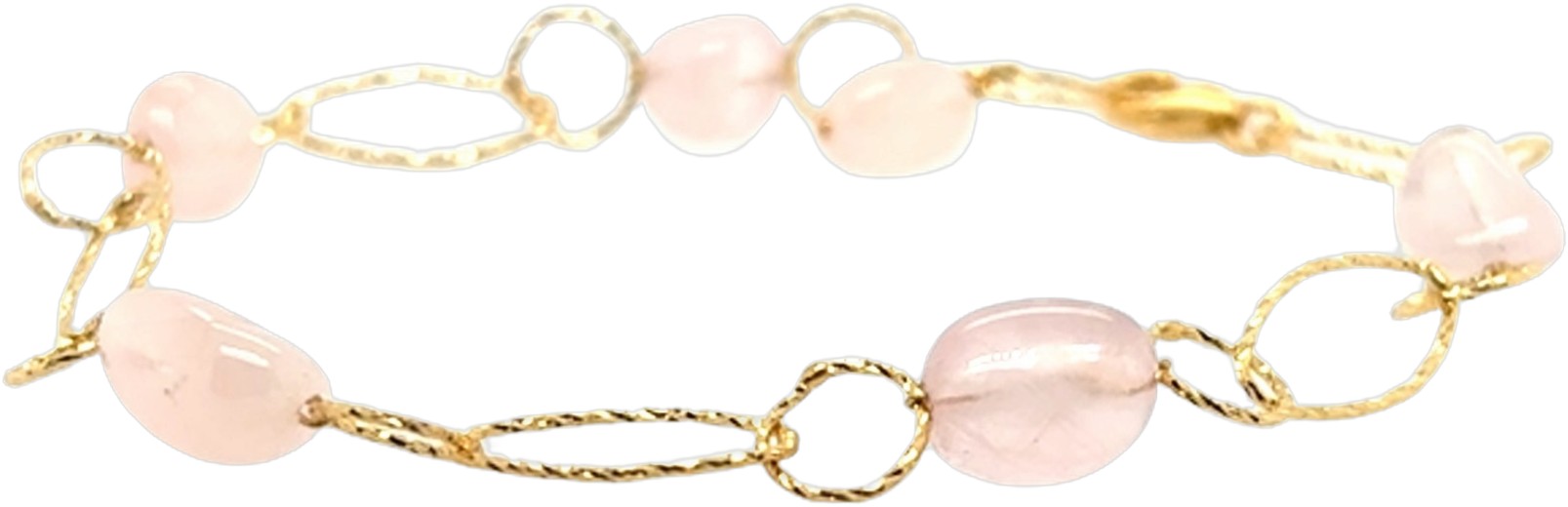 Sigga Rose Quartz Bracelet Gold