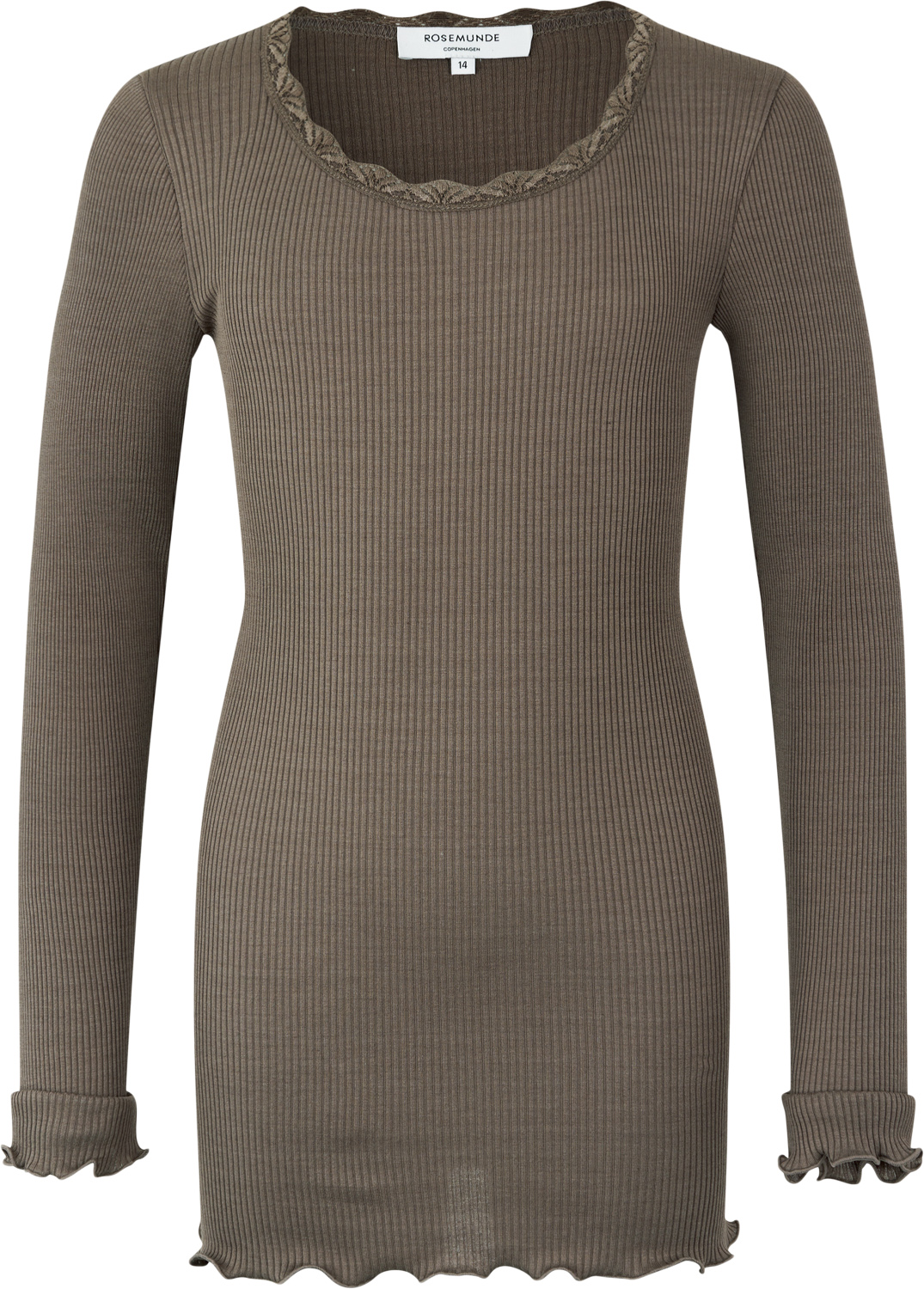 Silk Tshirt w/ Lace