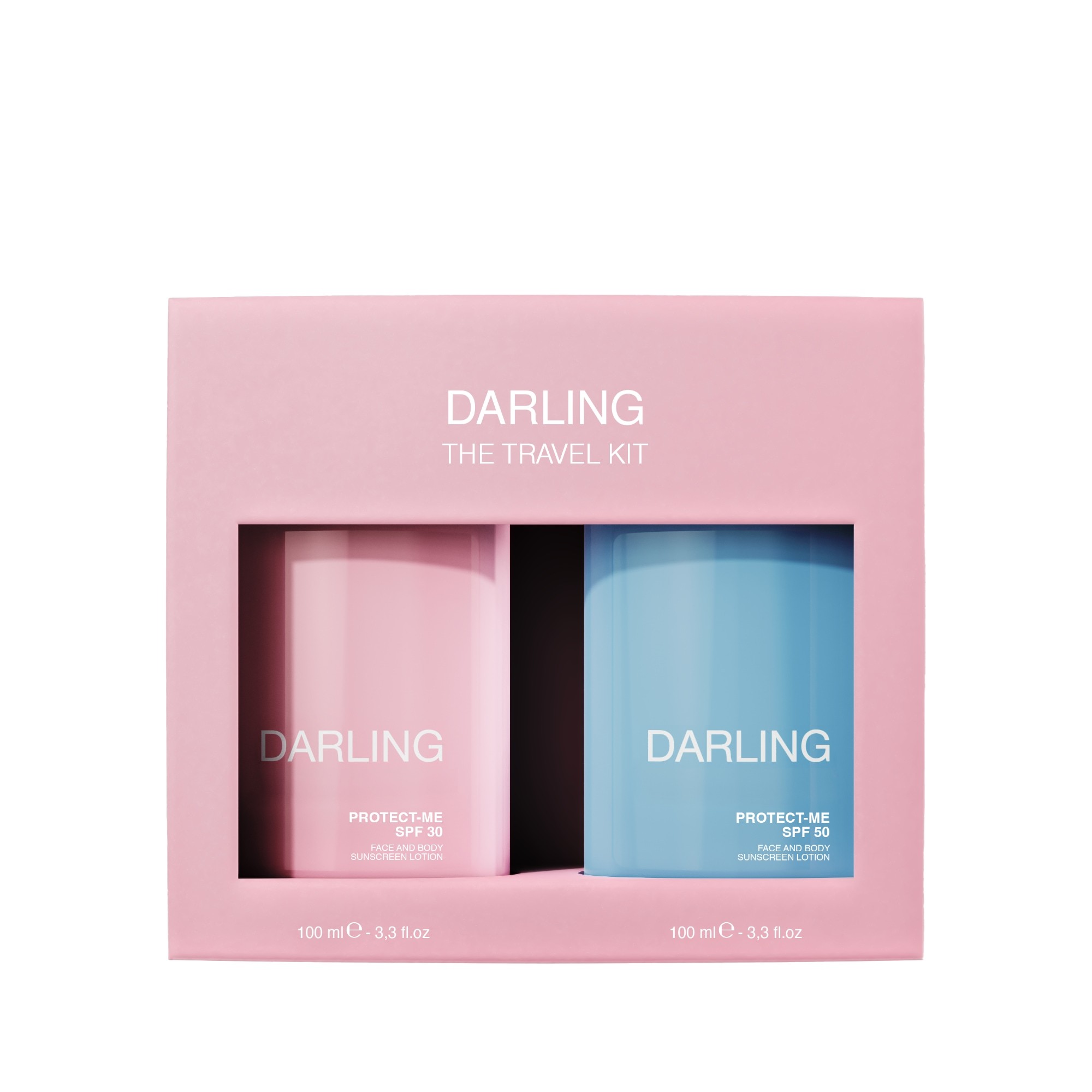 Darling THE Travel KIT Protect-me SPF 30 100ml Protect-me SPF 50 100