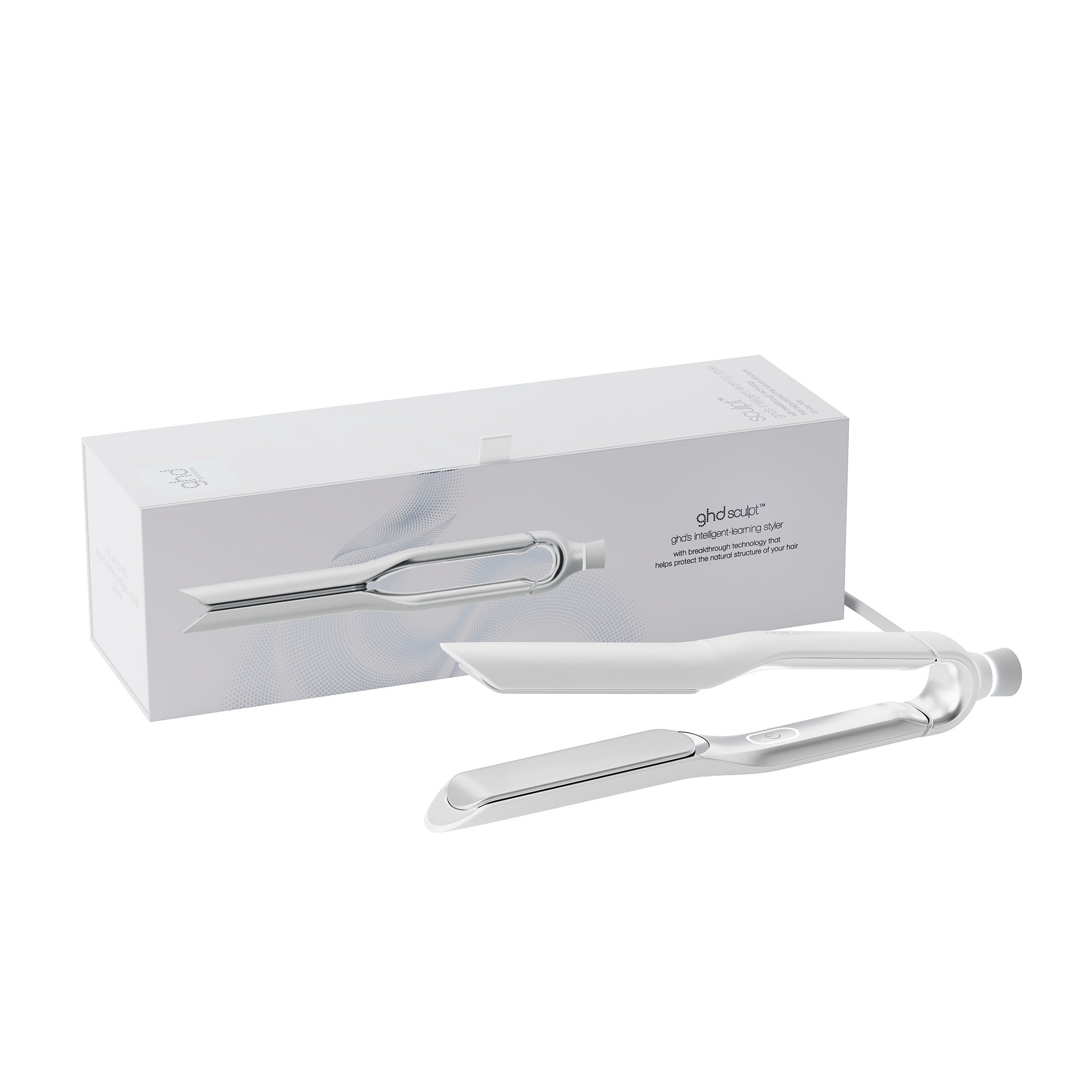ghd Sculpt Interactive Hair Straightener White