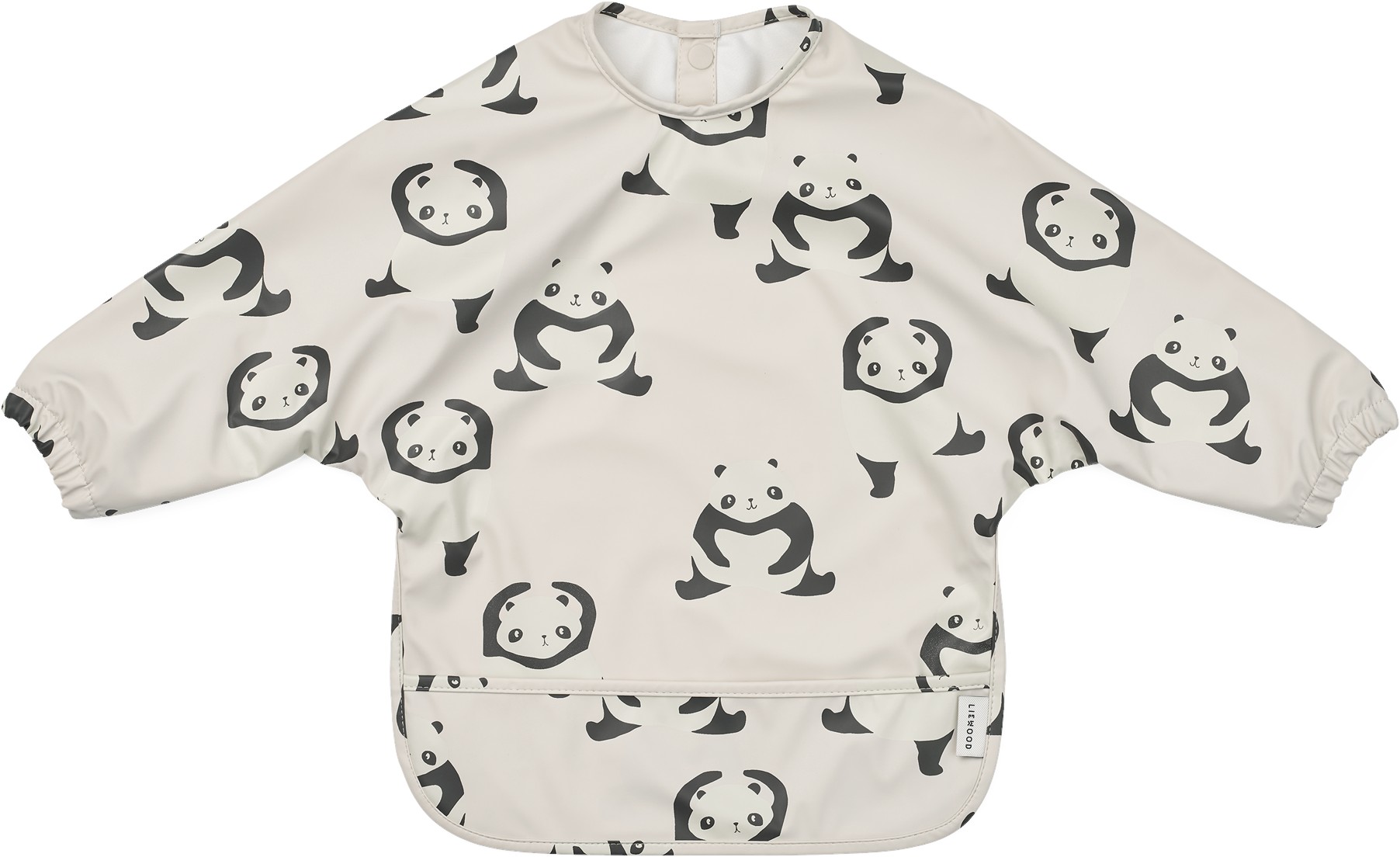 Merle Printed Cape Bib Panda / Sand