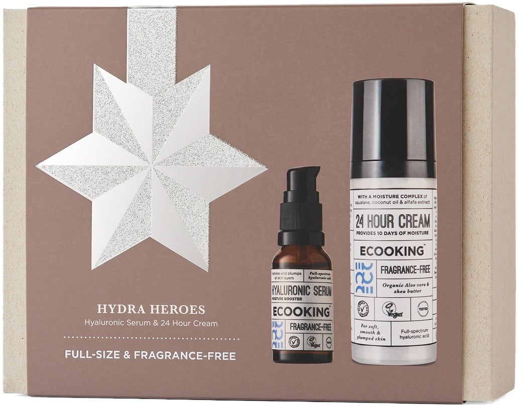 Hydra Heroes 24H Cream & Hyaluronic Serum - Fragrance Free - Box 202